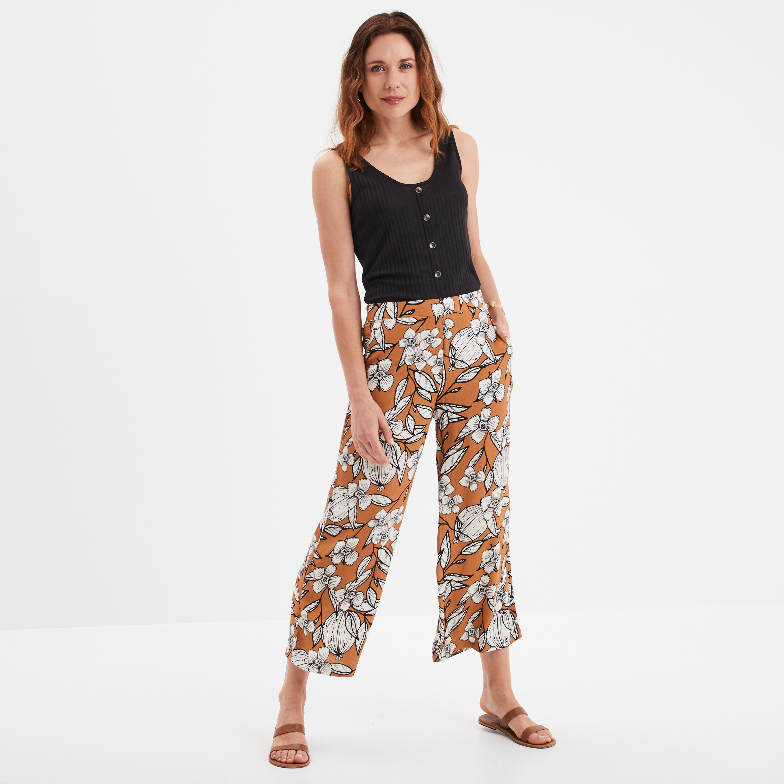 debardeur bretelles larges noir femme Débardeur bretelles larges noir femme