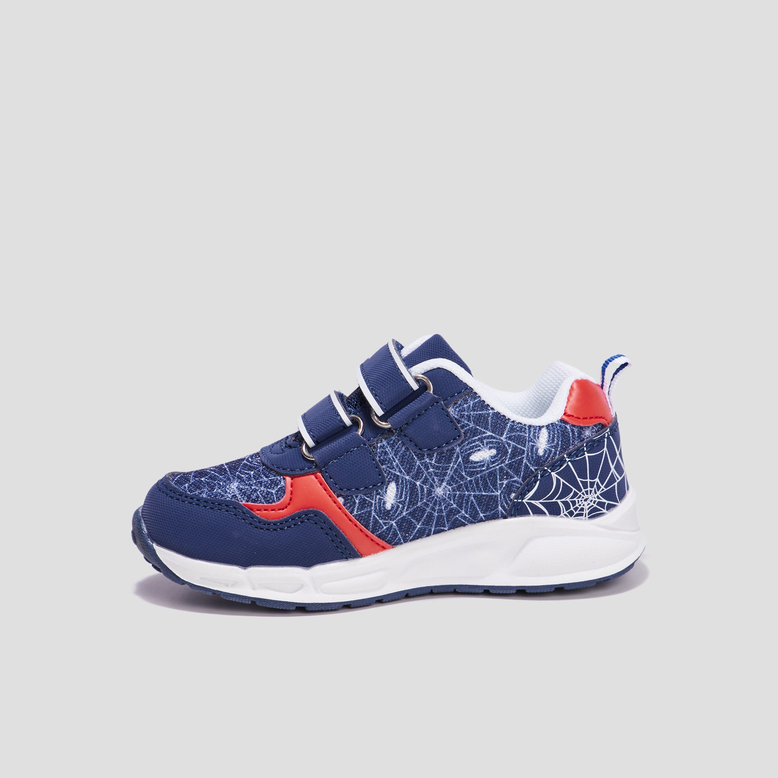 Baskets running lumineuses Spider-Man bleu marine garçon