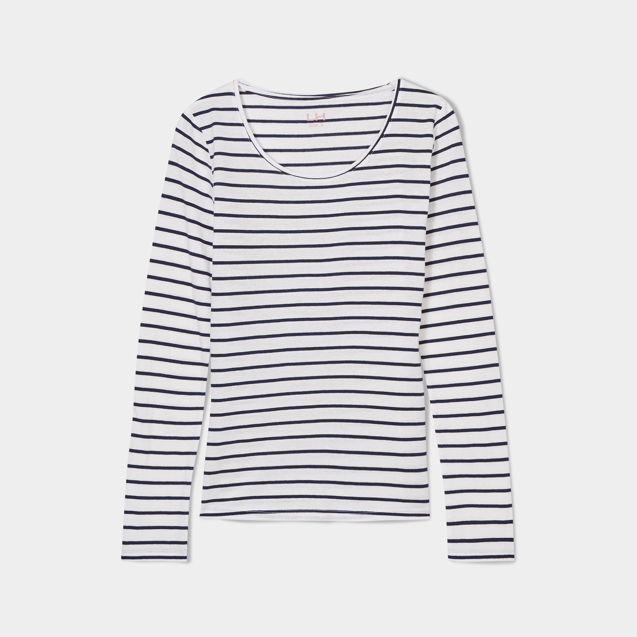 Haut marini&egrave;re manches longues ecru femme