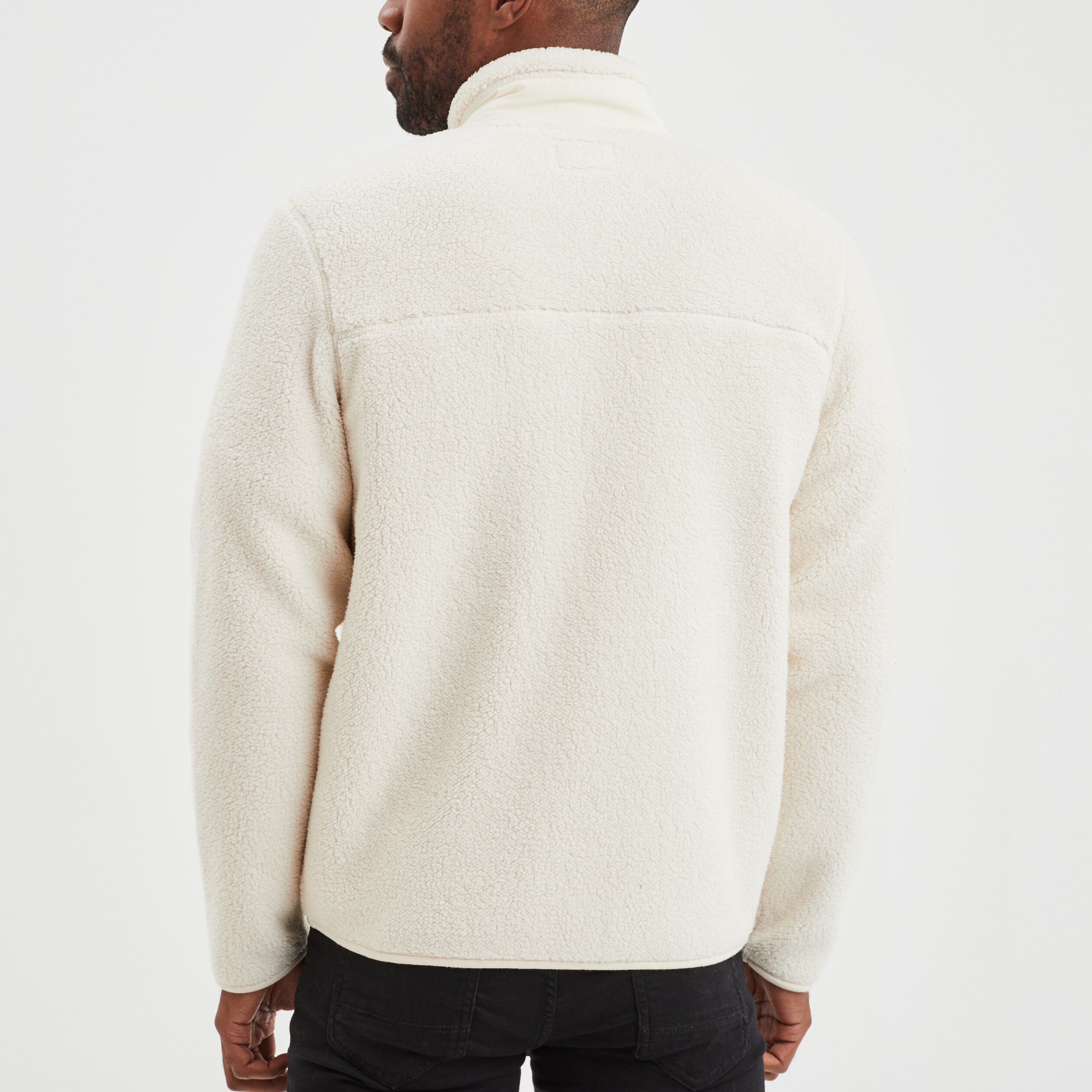 Gilet imitation laine mouton Creeks blanc homme