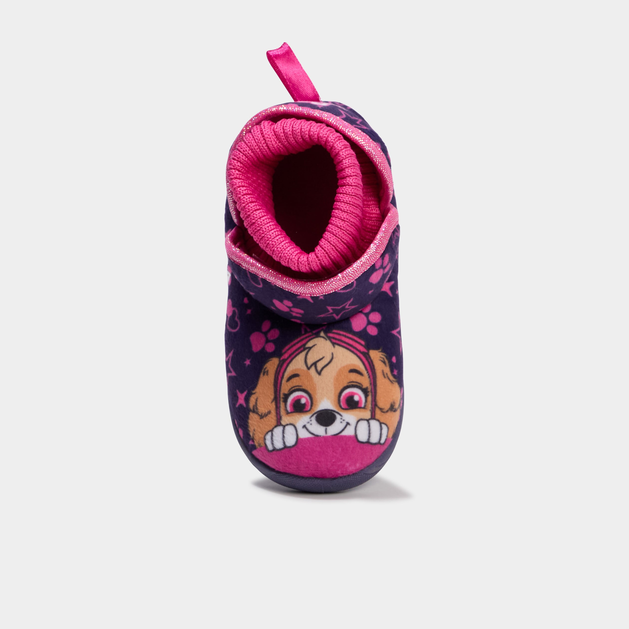 Chaussons chaussettes Pat Patrouille rose fille