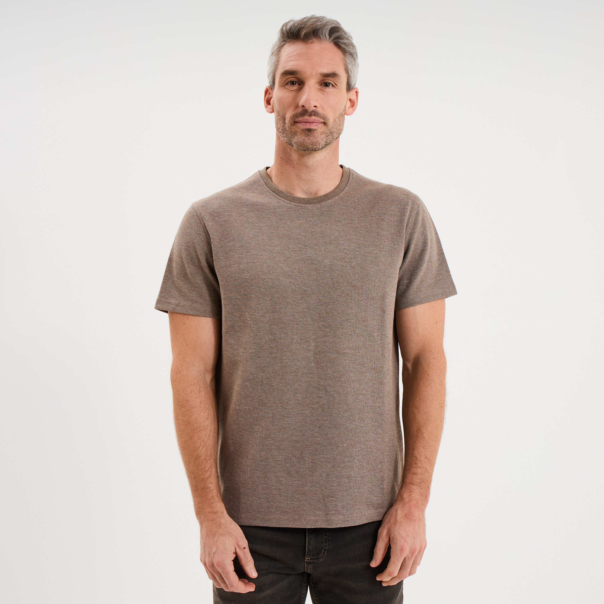 Col Rond T Shirt Elasthane Homme T-shirt Col Rond Coton Extensible