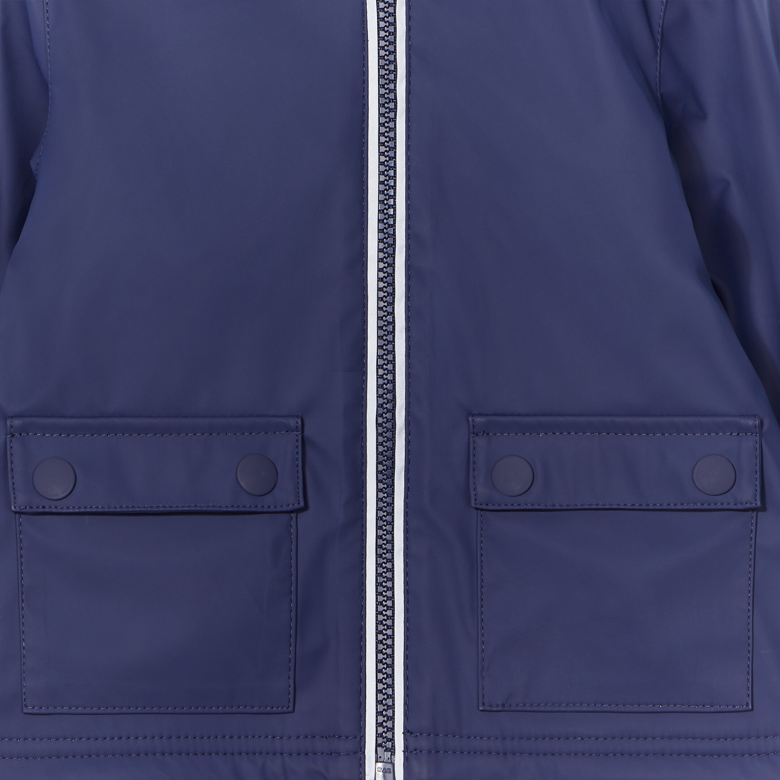parka a capuche zippee bleu marine bebeg Parka à capuche zippée bleu marine bébé garçon