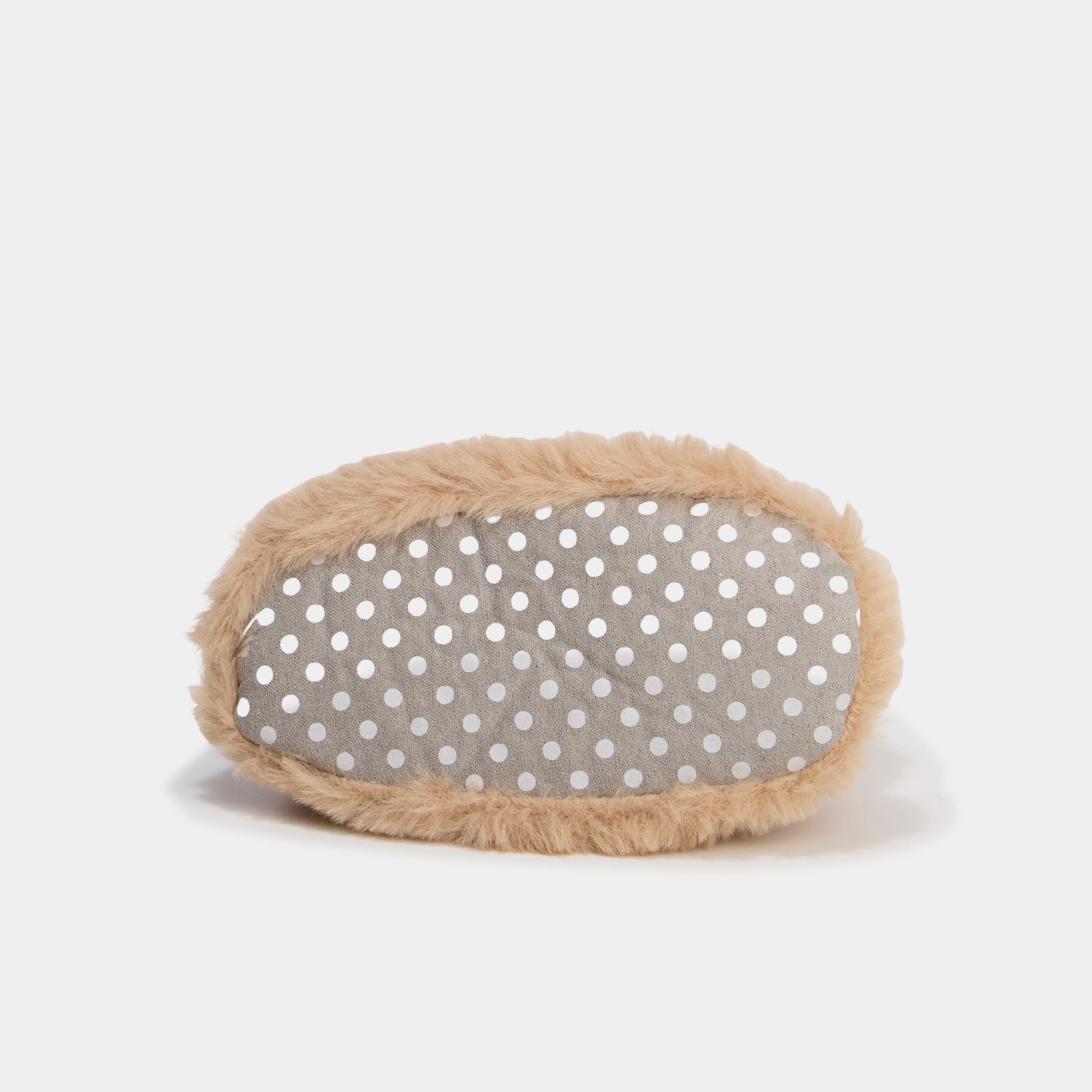 Mono chausson fausse fourrure marron b&eacute;b&eacute; gar&ccedil;on