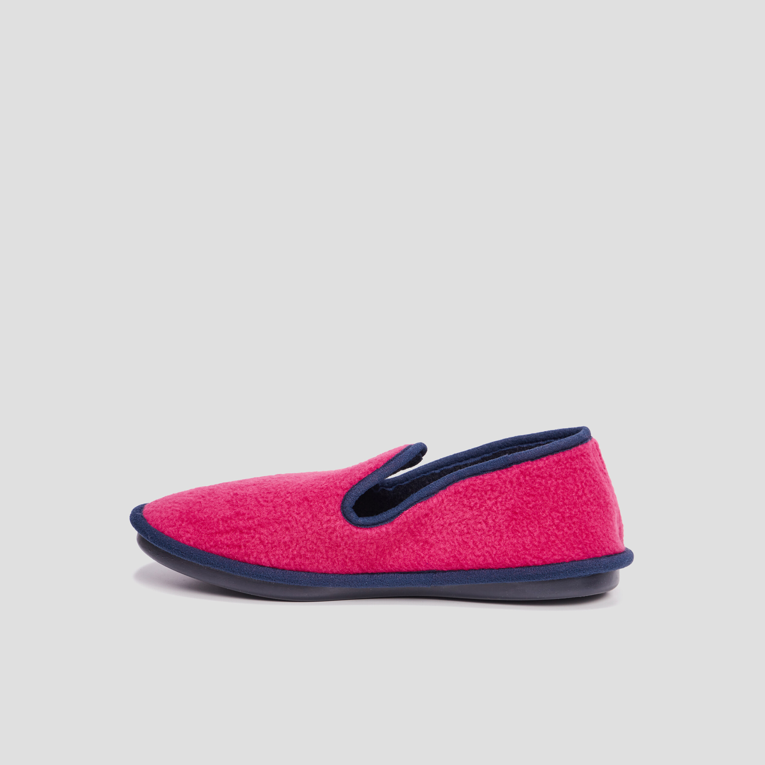 Chaussons à bout rond rose femme