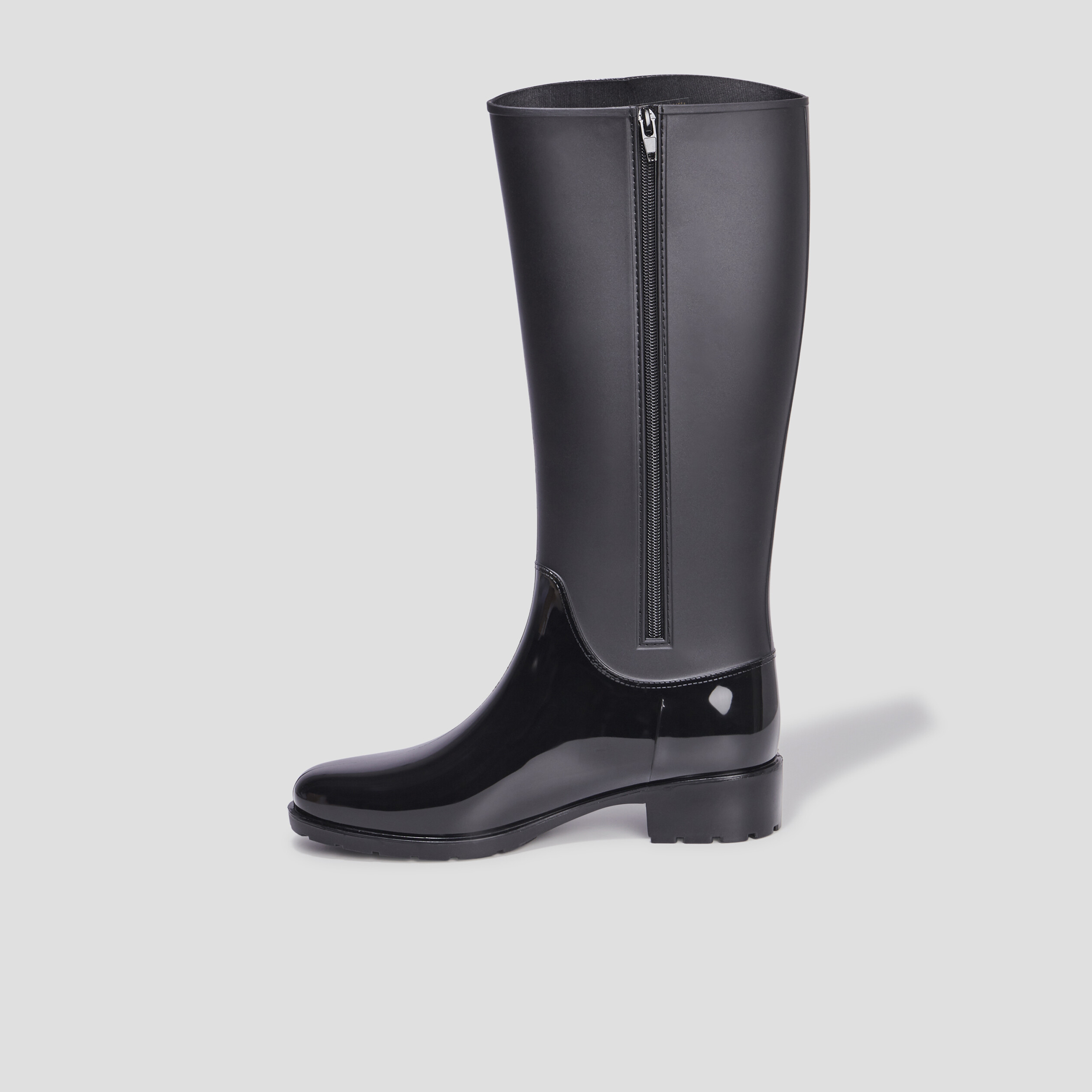 Bottes de pluie cavalières Mosquitos noir femme