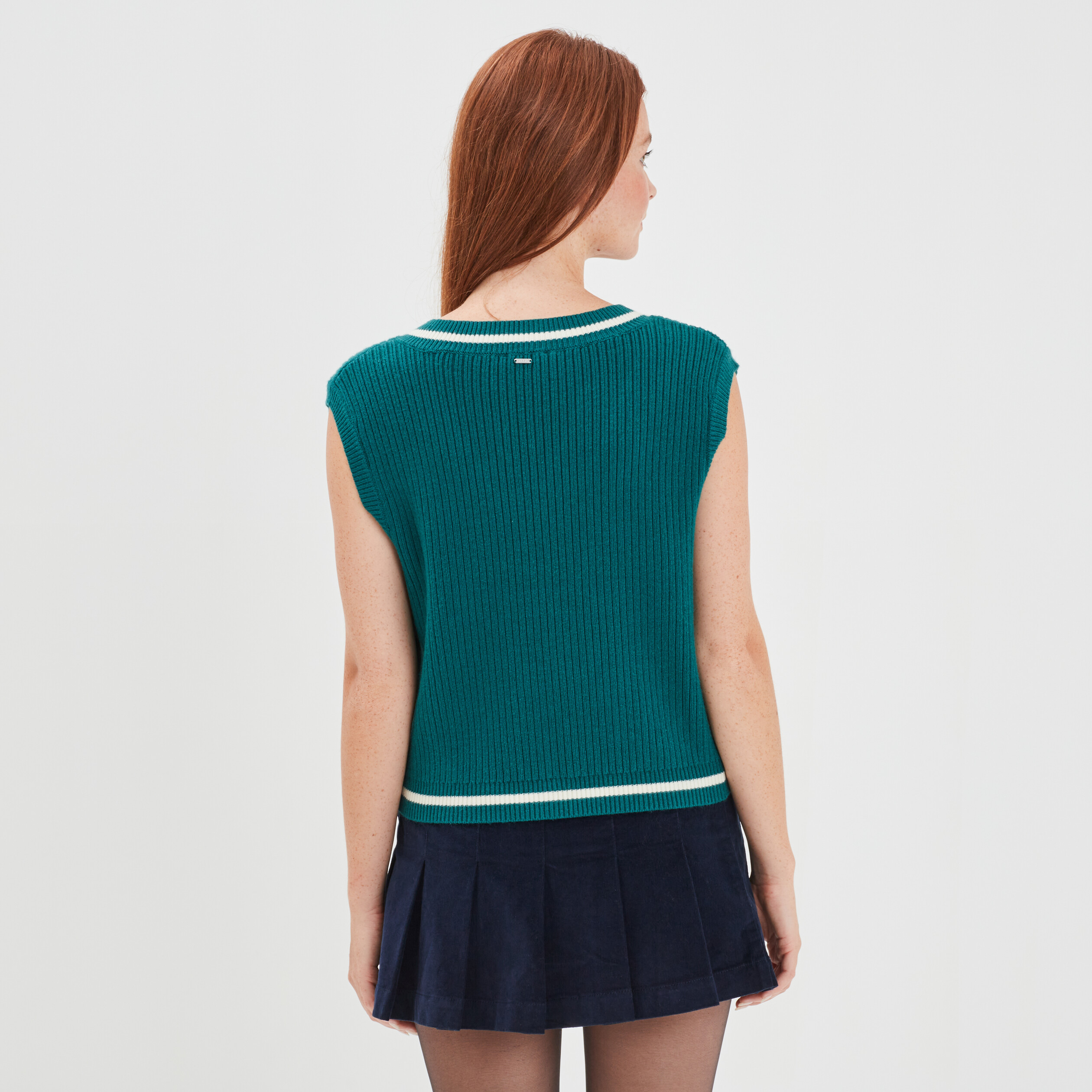 Pull vert sales emeraude femme