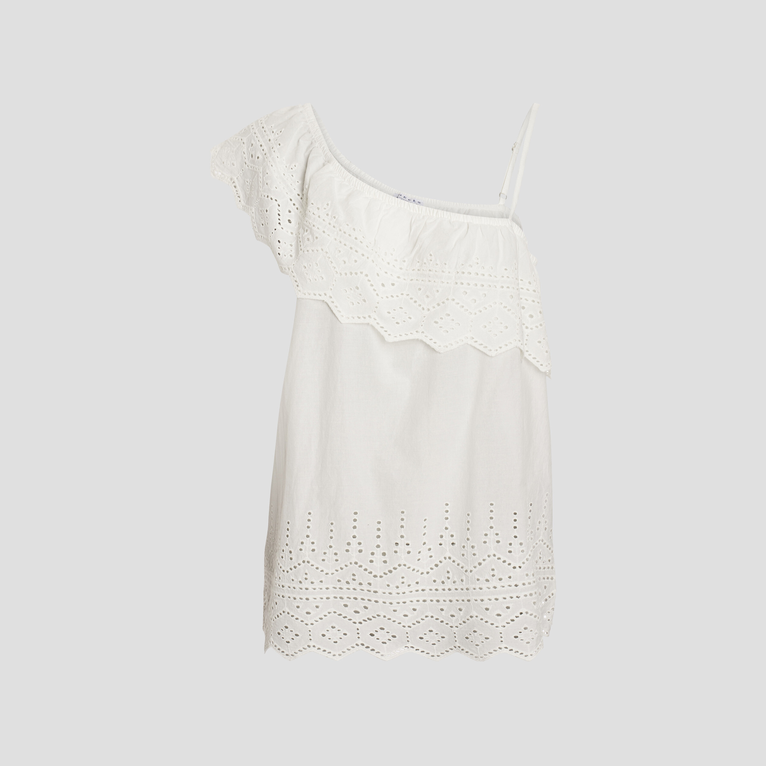 Blouse asymétrique ivoire femme