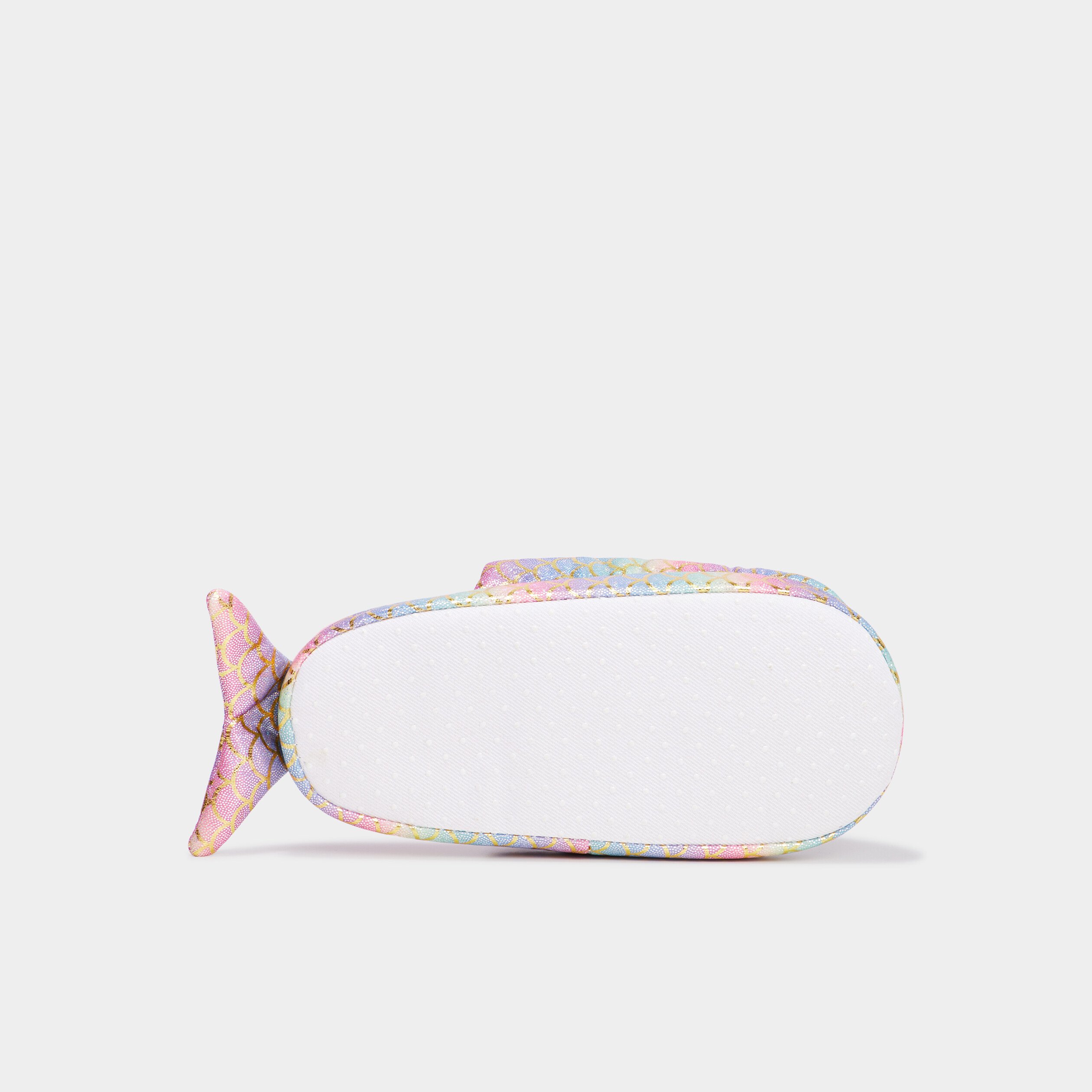 chaussons mules a paillettes multicolore fille Chaussons mules à paillettes multicolore fille
