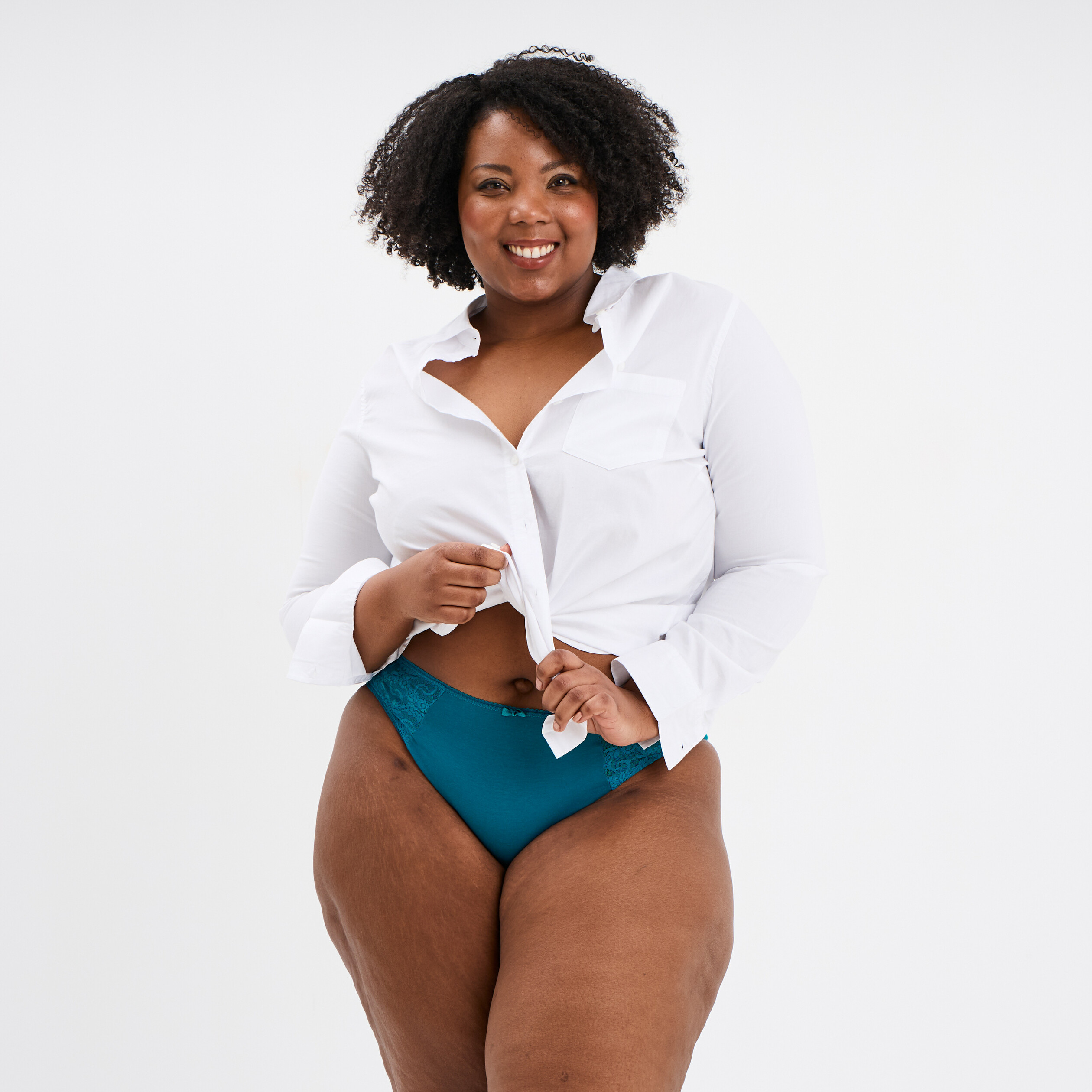 culotte empiecements dentelle bleu canard femmegt Culotte empiècements dentelle bleu canard femme grande taille