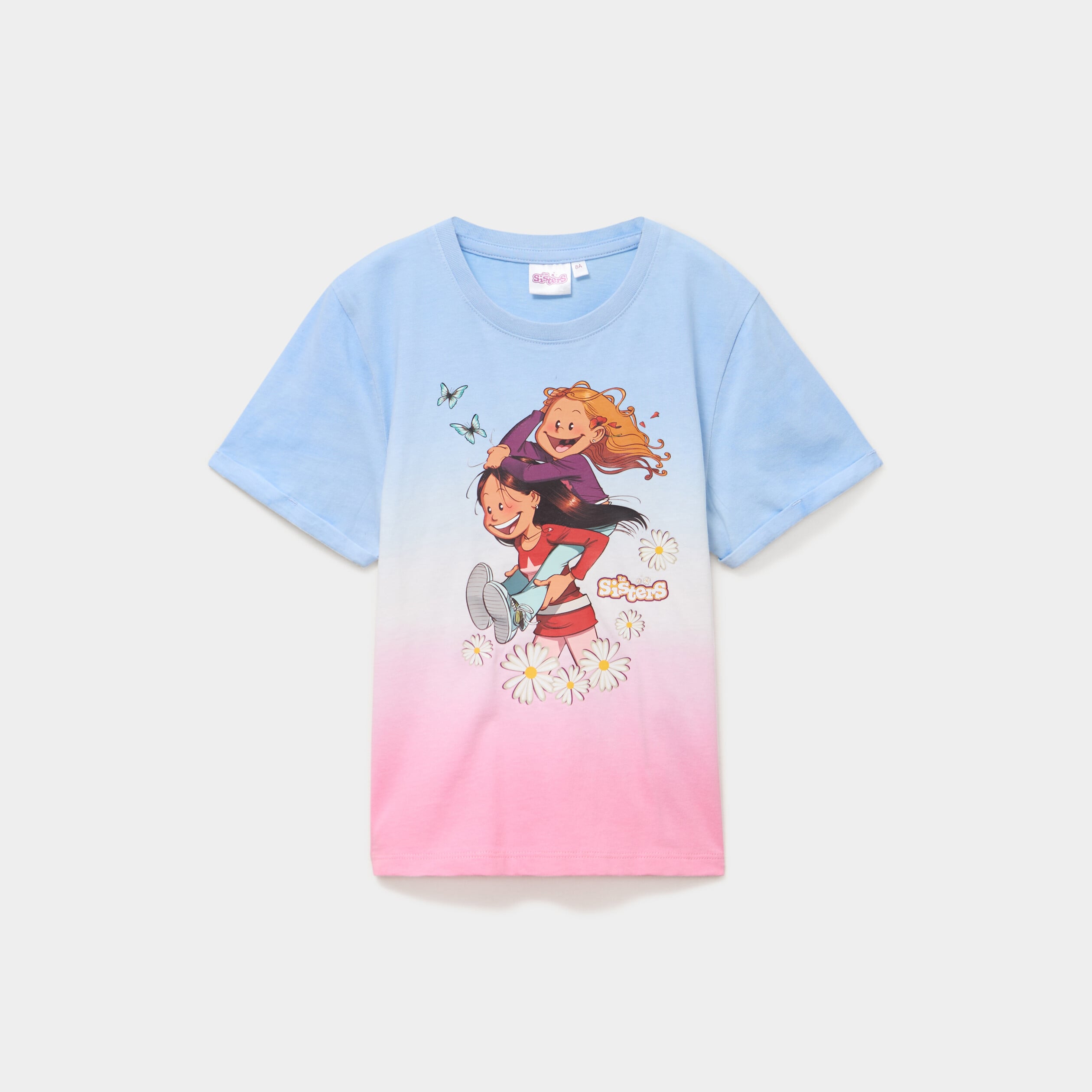 T-shirt manches courtes Les Sisters multicolore fille