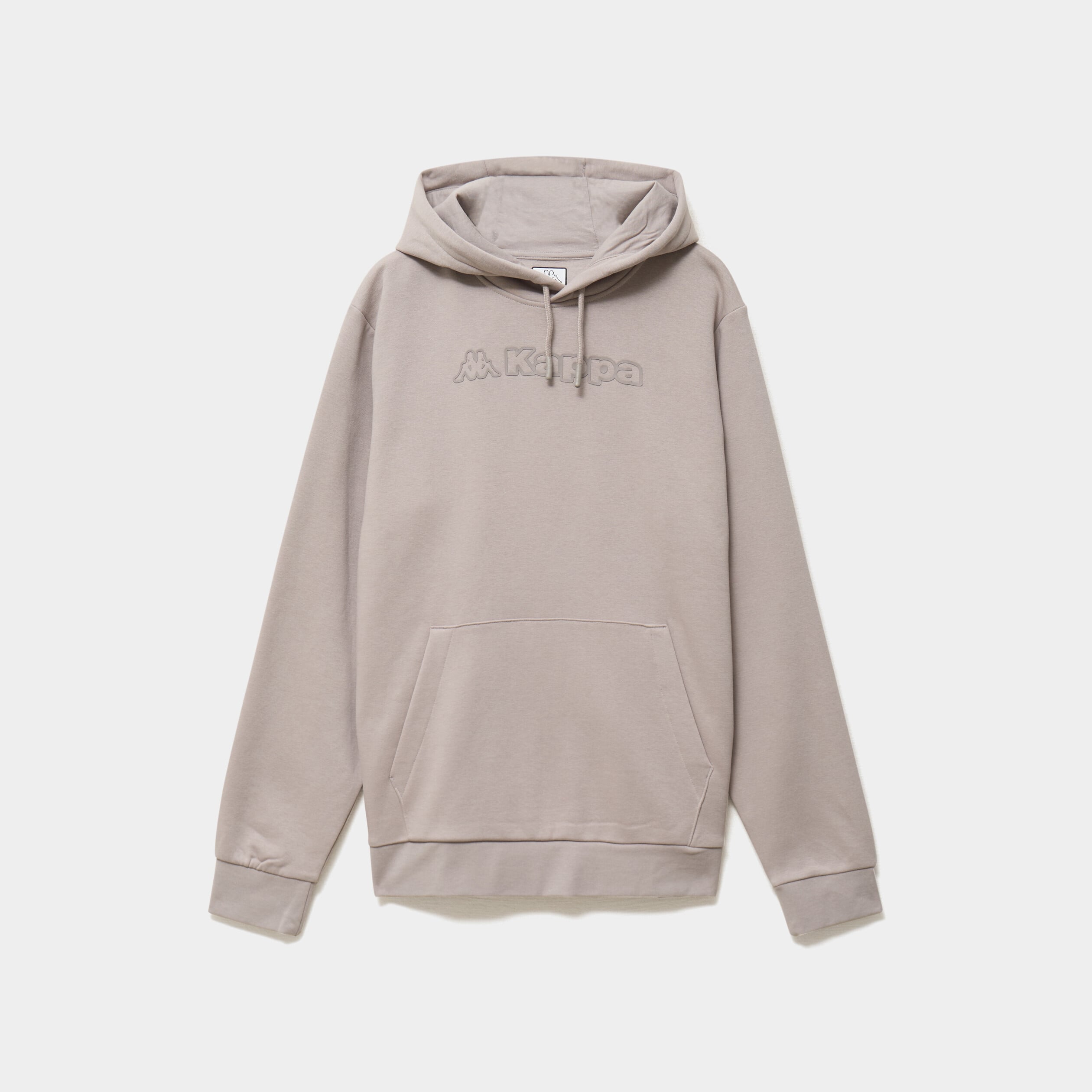 Sweat hoodie 1 poche Kappa gris clair homme