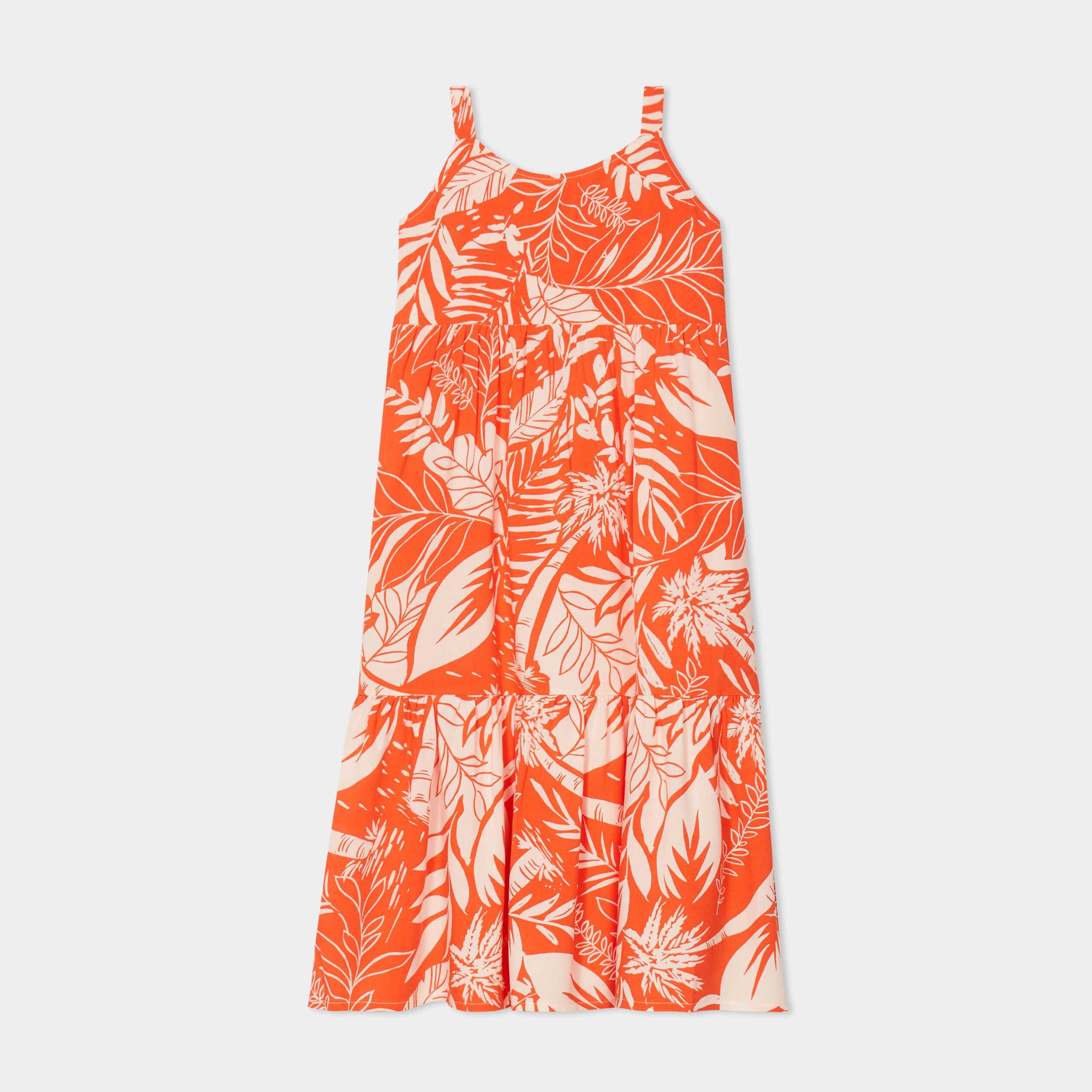 Robe Longue Été Mère Et Fille - Bretelles Spaghetti Fleuries, Tenue Assortie