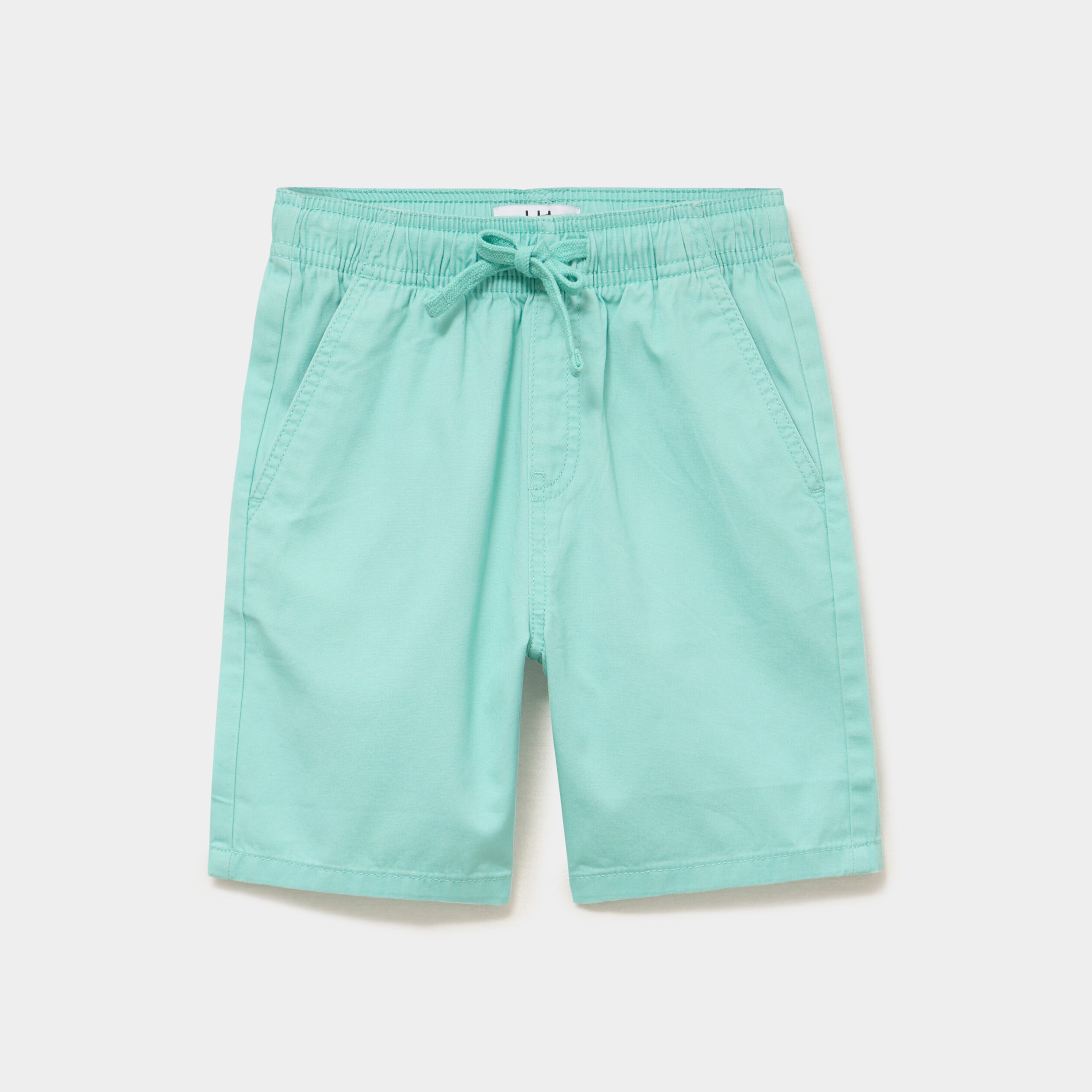 Bermuda short loose &eacute;lastiqu&eacute; coton vert clair gar&ccedil;on
