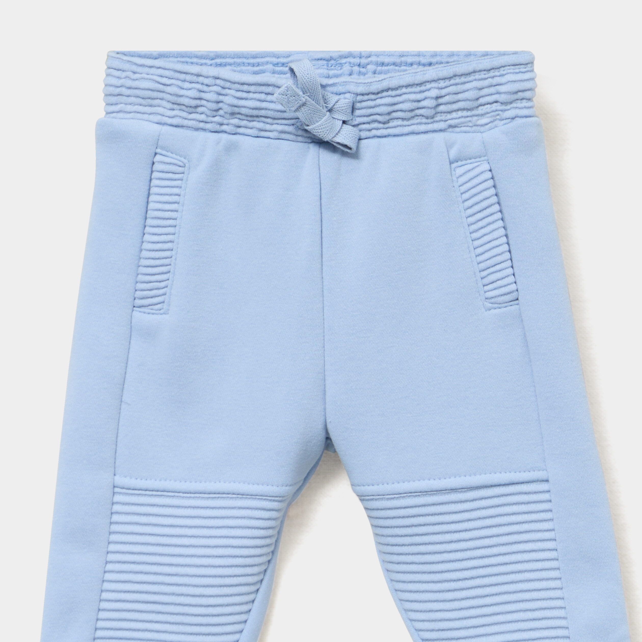 Pantalon de jogging molletonn&eacute; bleu pastel b&eacute;b&eacute; gar&ccedil;on