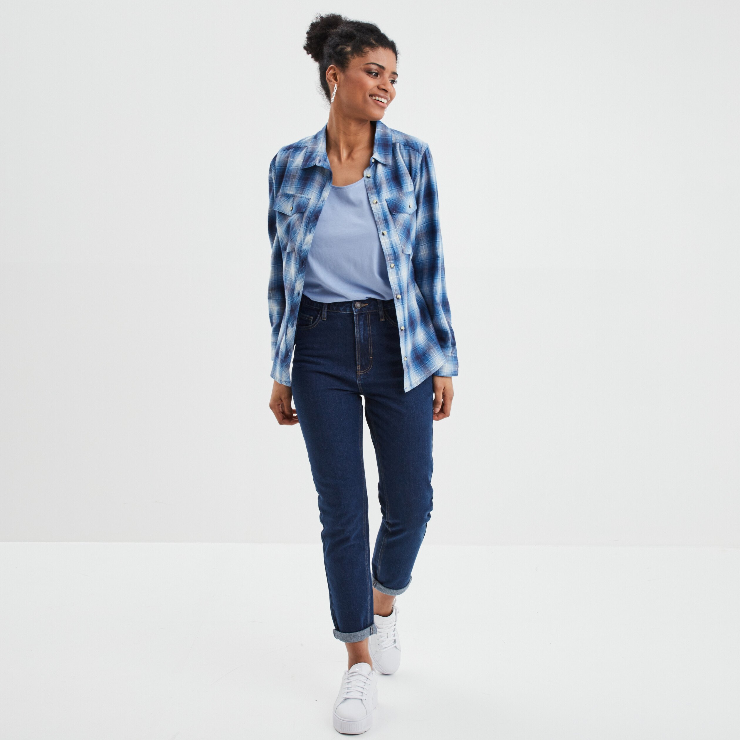 Jean coton on sale femme