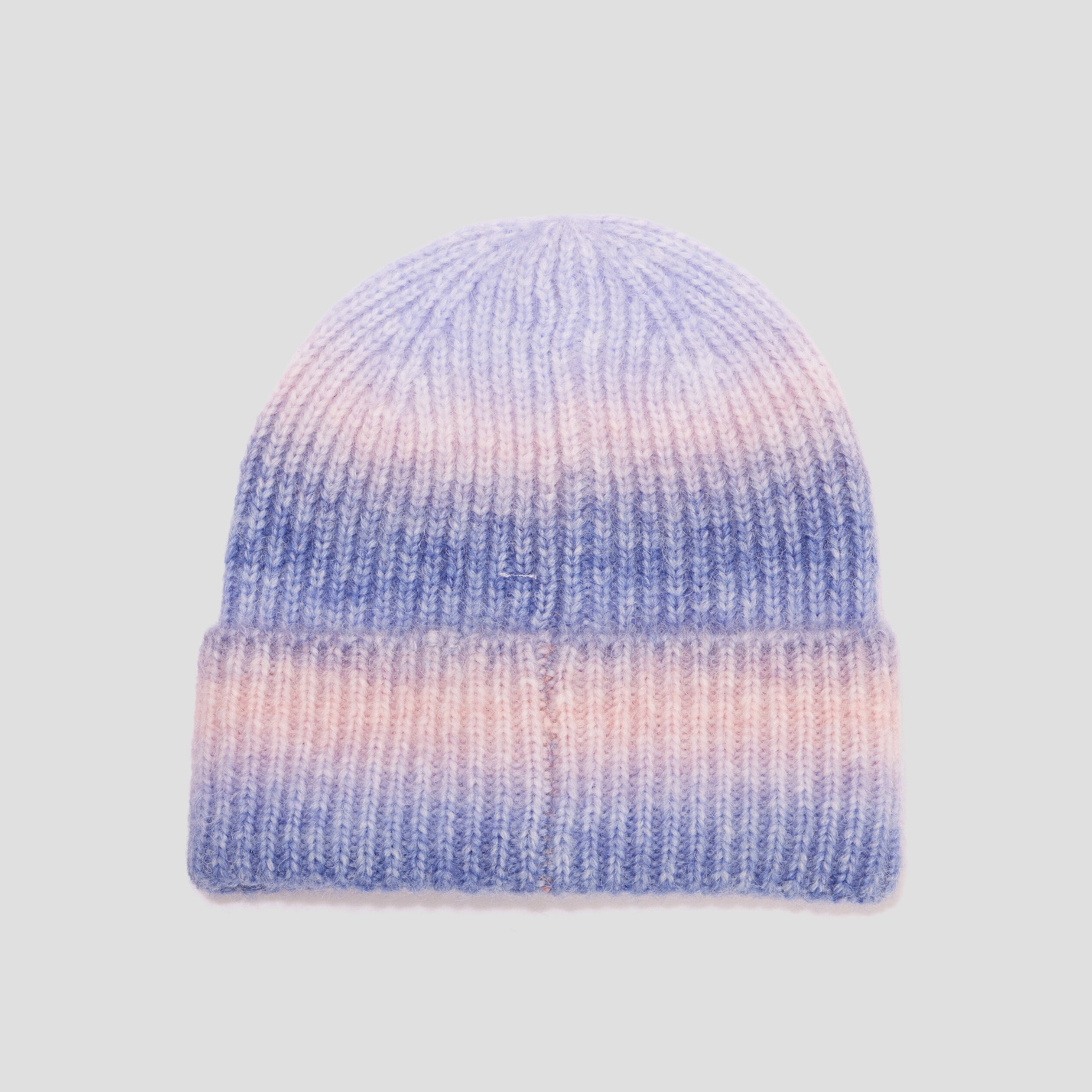 Bonnet tricoté multicolore fille