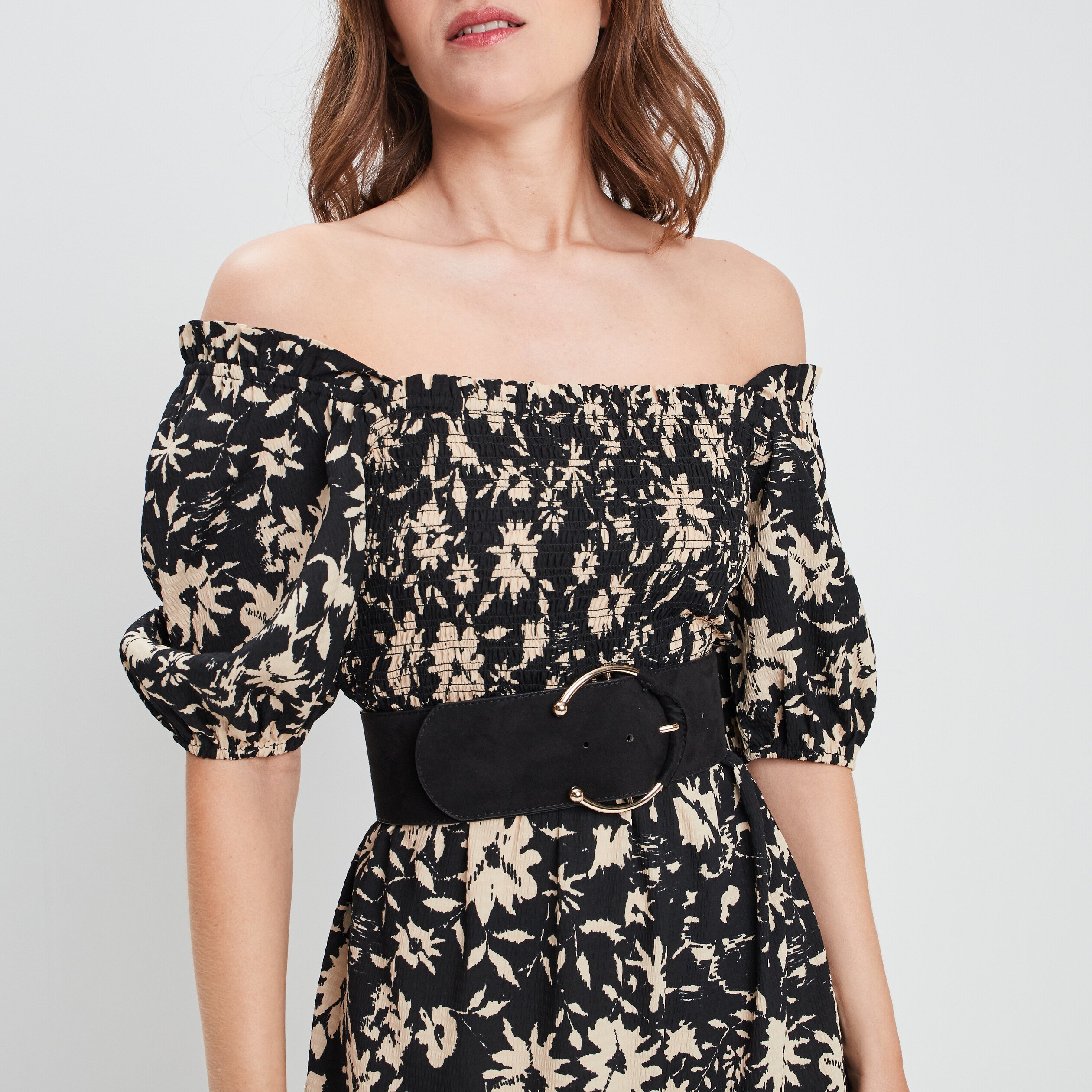 Grosse Ceinture Noire Ceinture Taille Haute Femme Ceinture Boucle