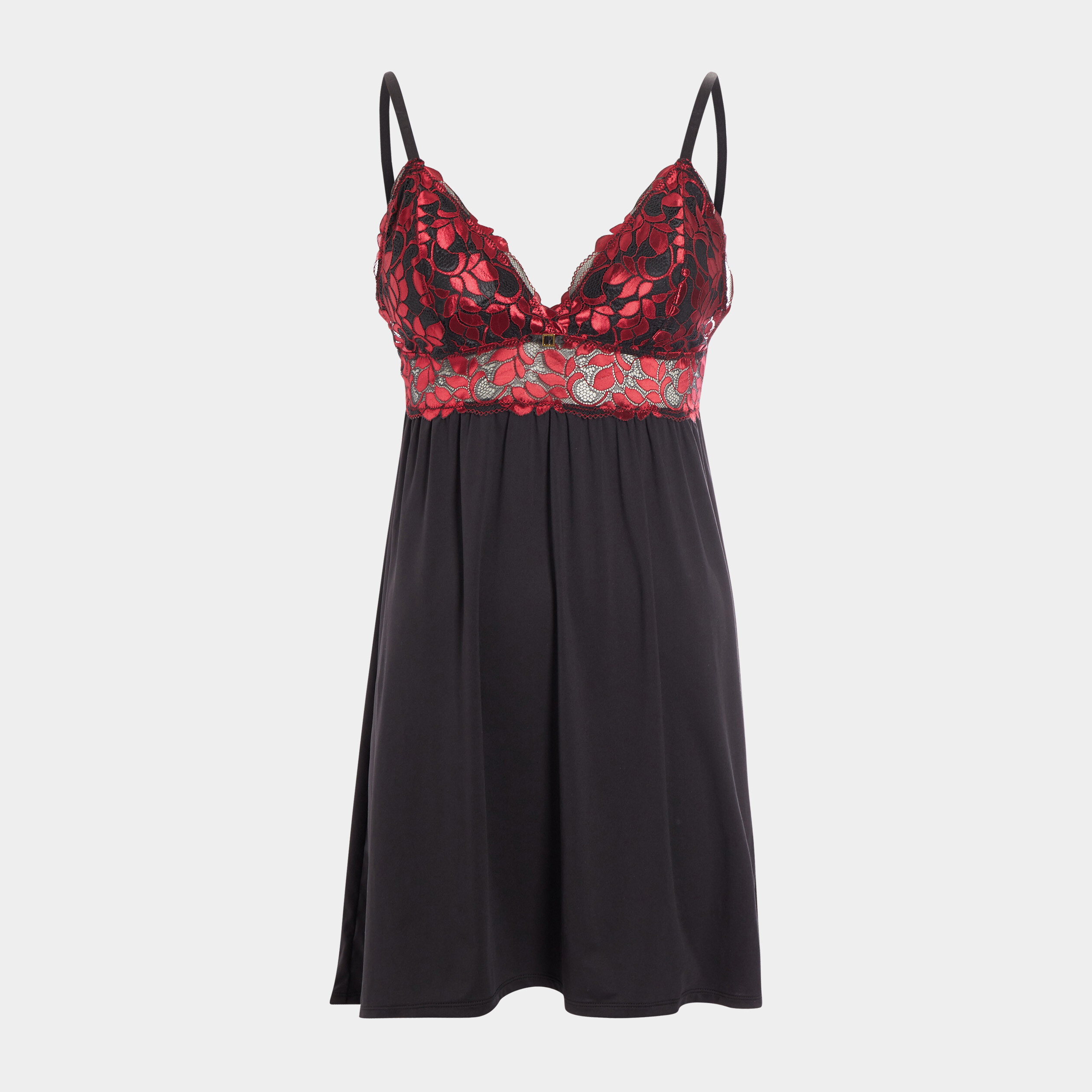 Nuisette dentelle rose framboise femme La Halle
