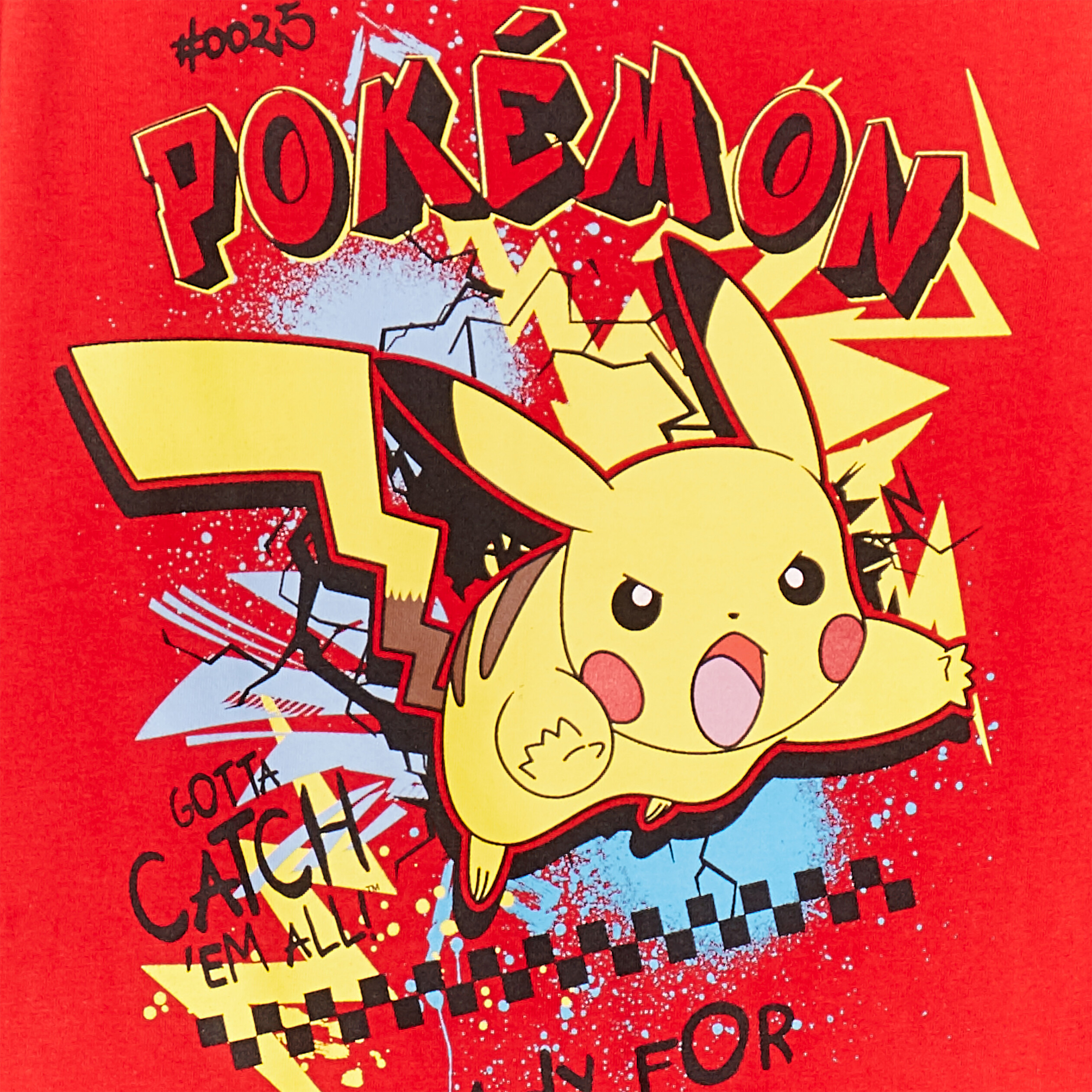 t shirt manches longues pokemon pikachu rouge garcon T-shirt manches longues Pokémon Pikachu rouge garçon
