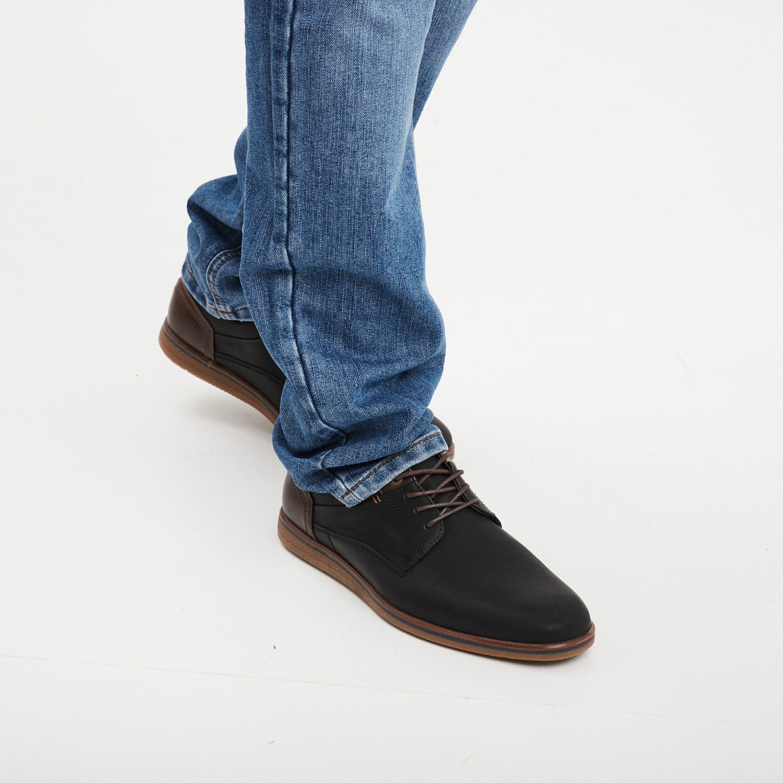 Derbies &agrave; lacets noir homme