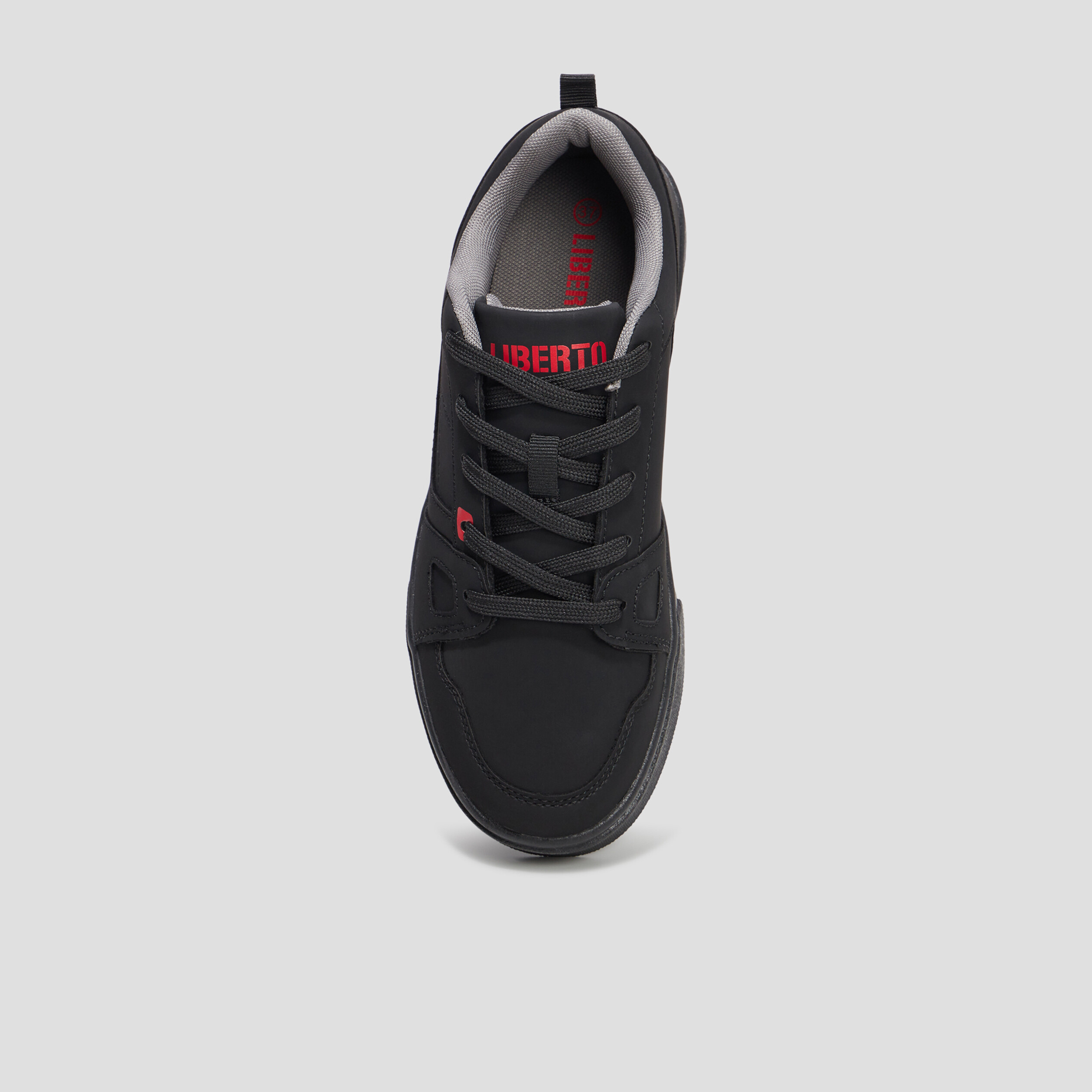 tennis basses a lacets liberto tomy noir garcon Tennis basses à lacets Liberto Tomy noir garçon