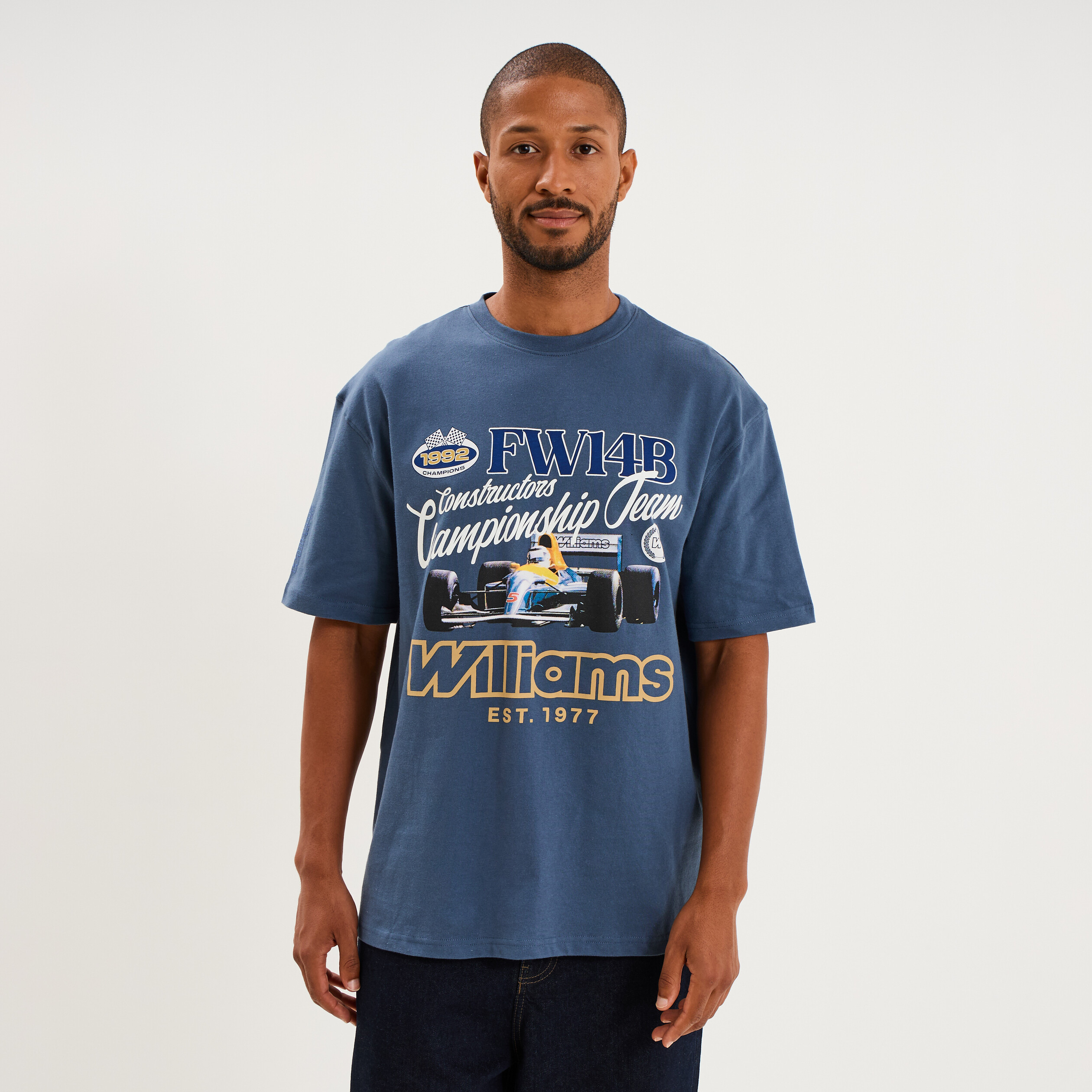T-shirt coupe relax coton Williams F1 bleu homme