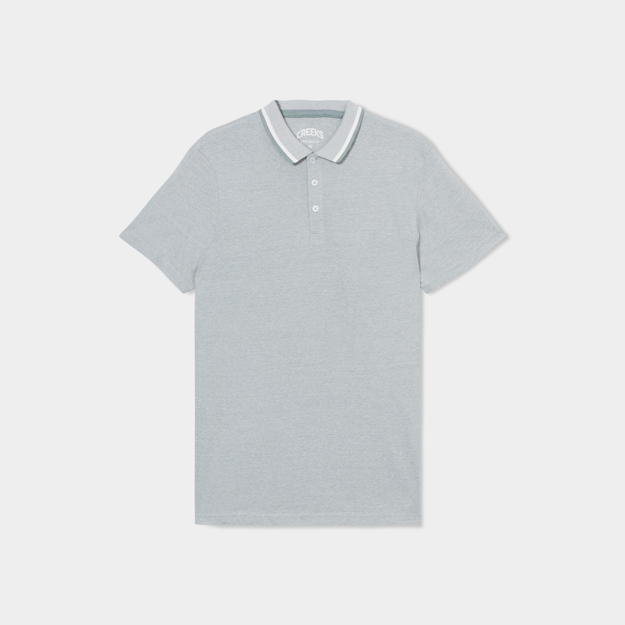 polo manches courtes coton creeks vert clair homme Polo manches courtes coton Creeks vert clair homme