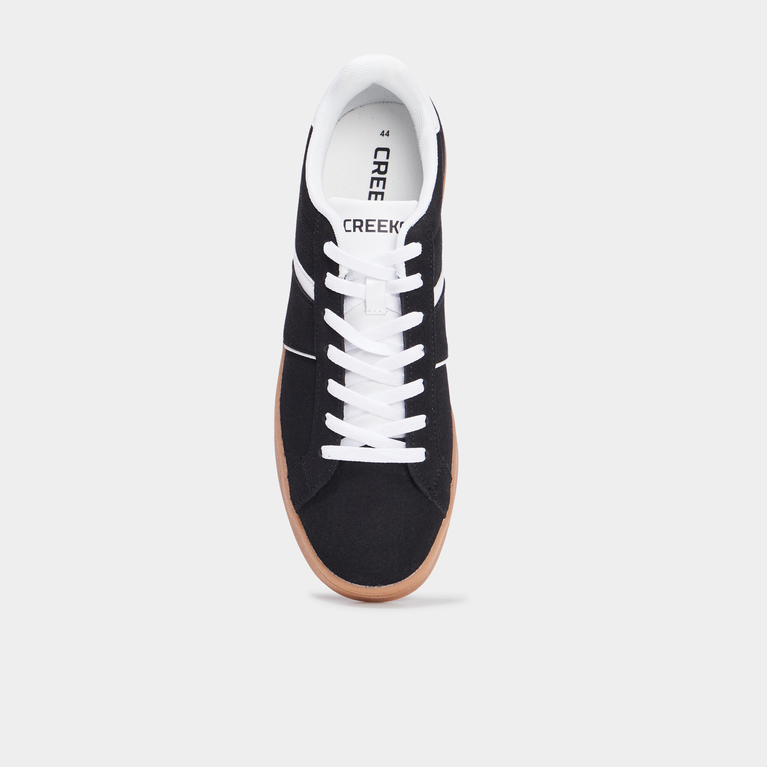 tennis basses a lacets effet daim noir homme Tennis basses à lacets effet daim noir homme