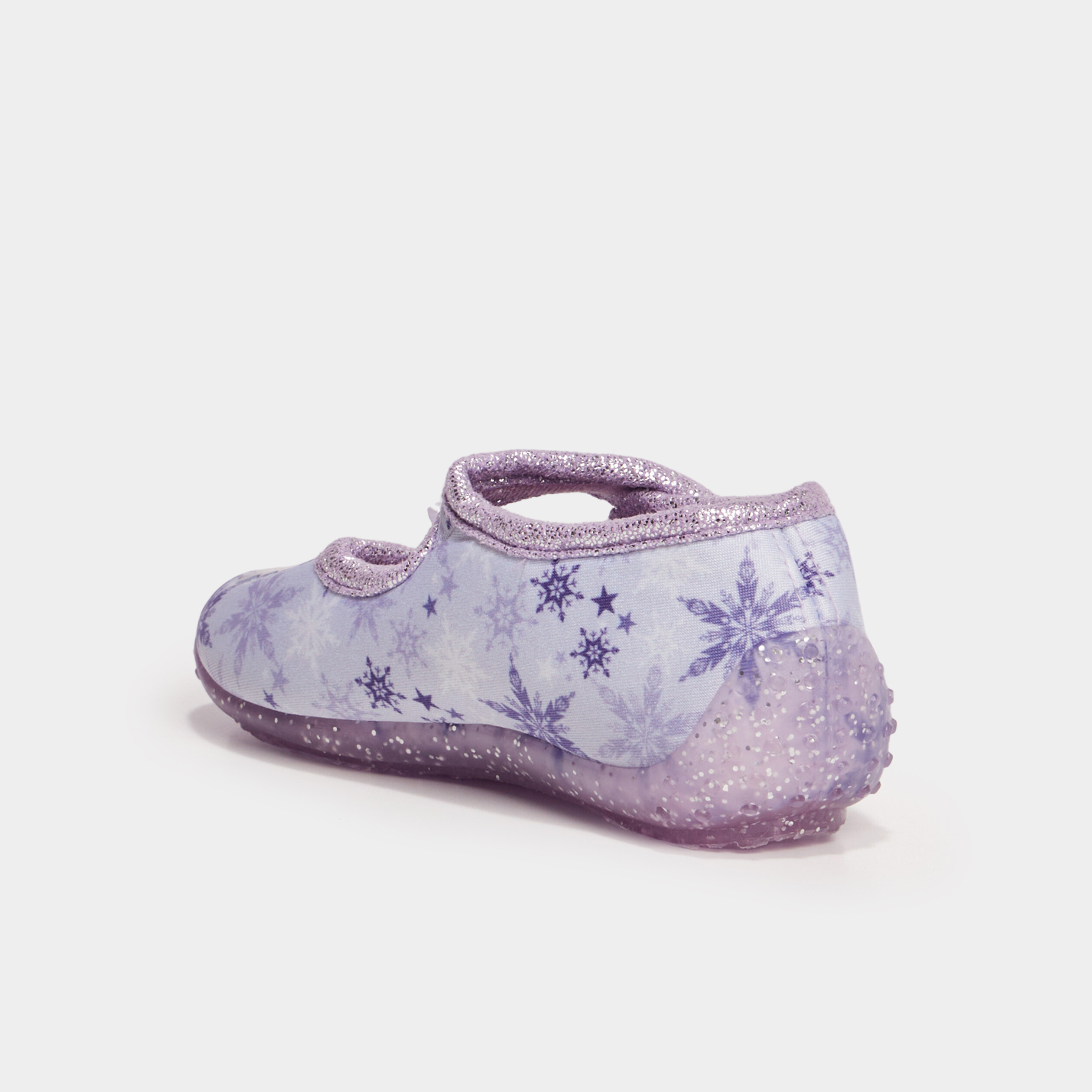 chaussons ballerines reine des neiges mauve fille Chaussons ballerines Reine des neiges mauve fille
