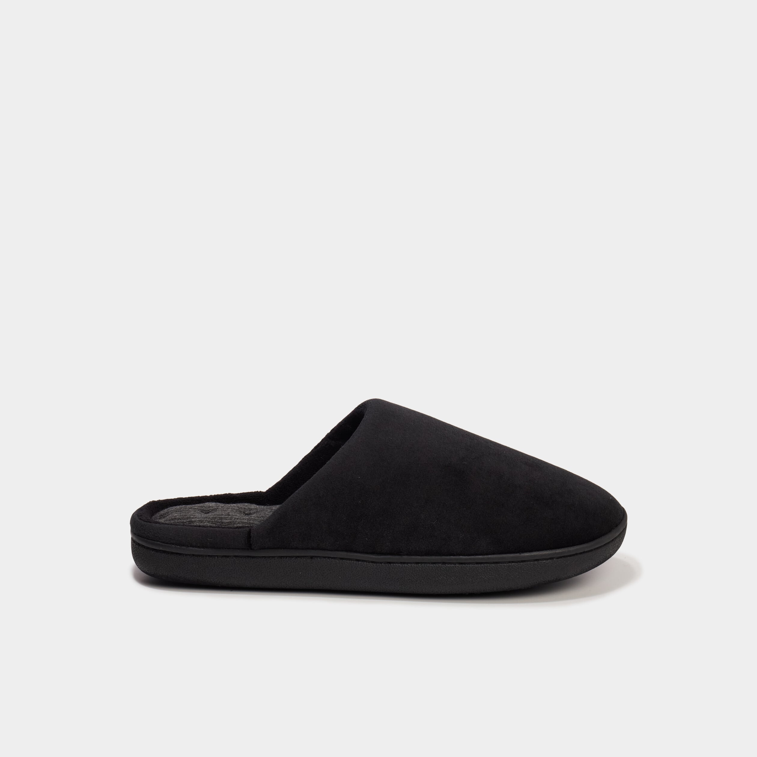 Chaussons mules noir homme