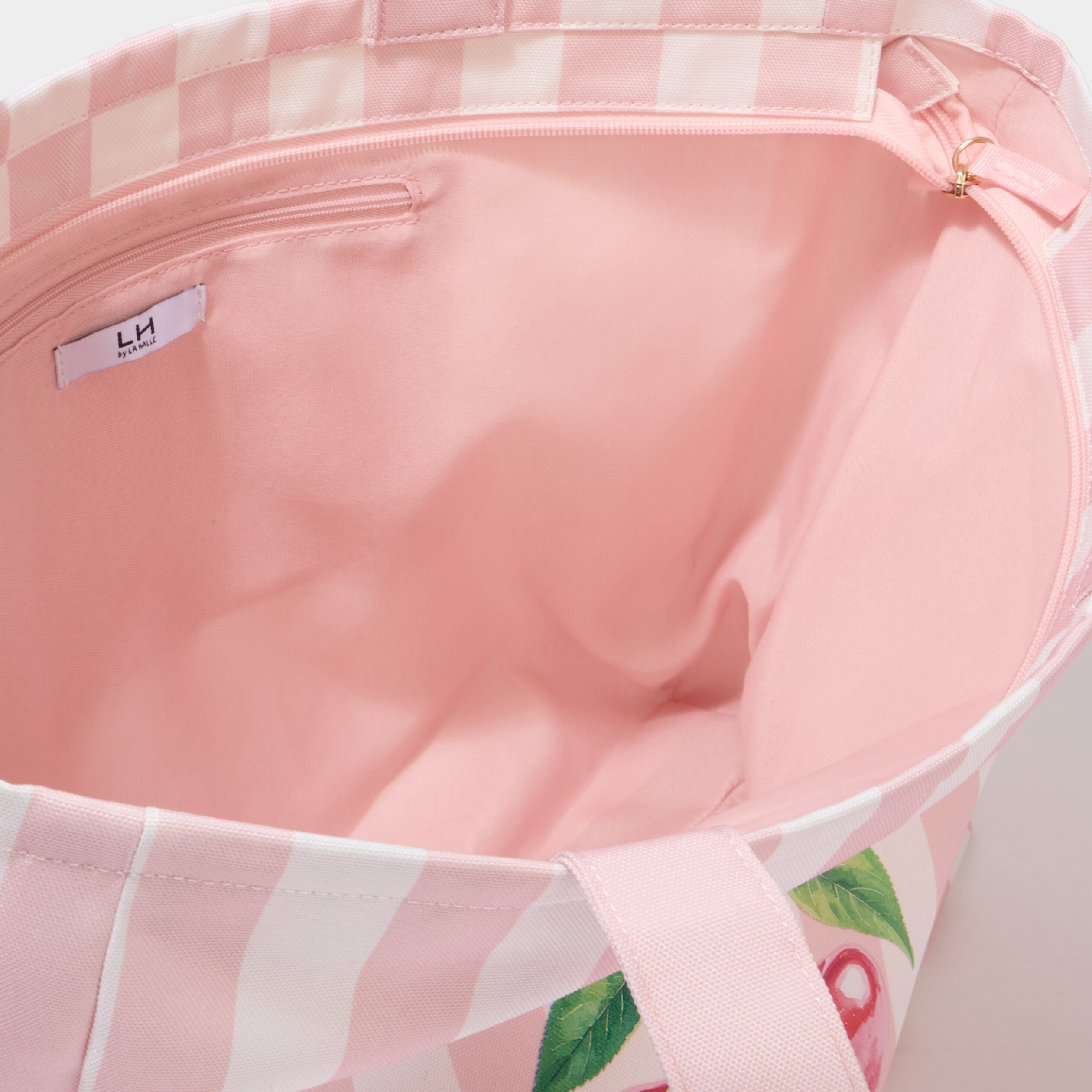 Sac cabas rectangulaire rose pastel femme