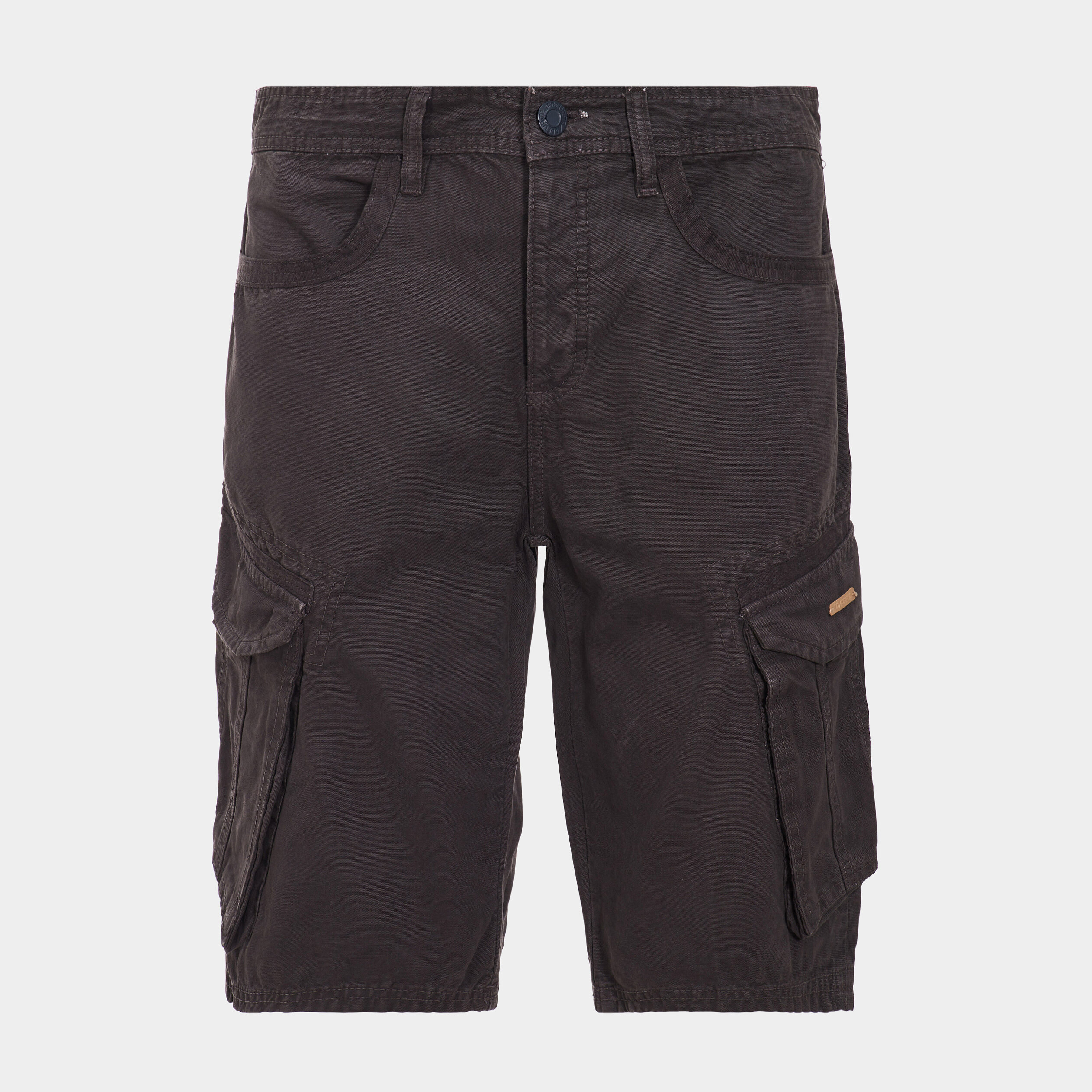 bermuda cargo droit trappeur gris fonce homme Bermuda cargo droit Trappeur gris foncé homme