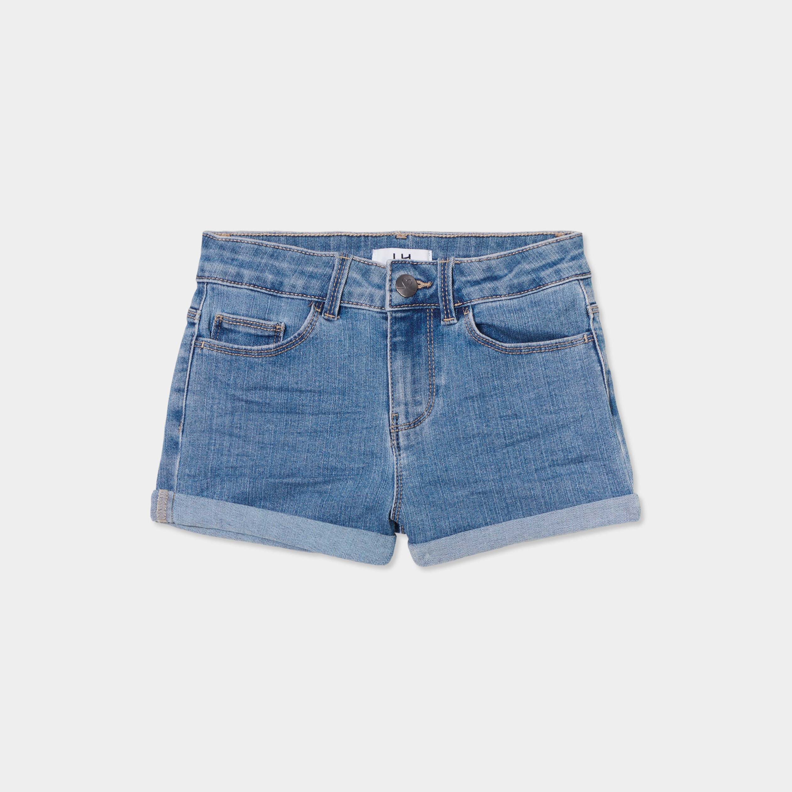 Short en jean denim 5 poches denim double stone fille