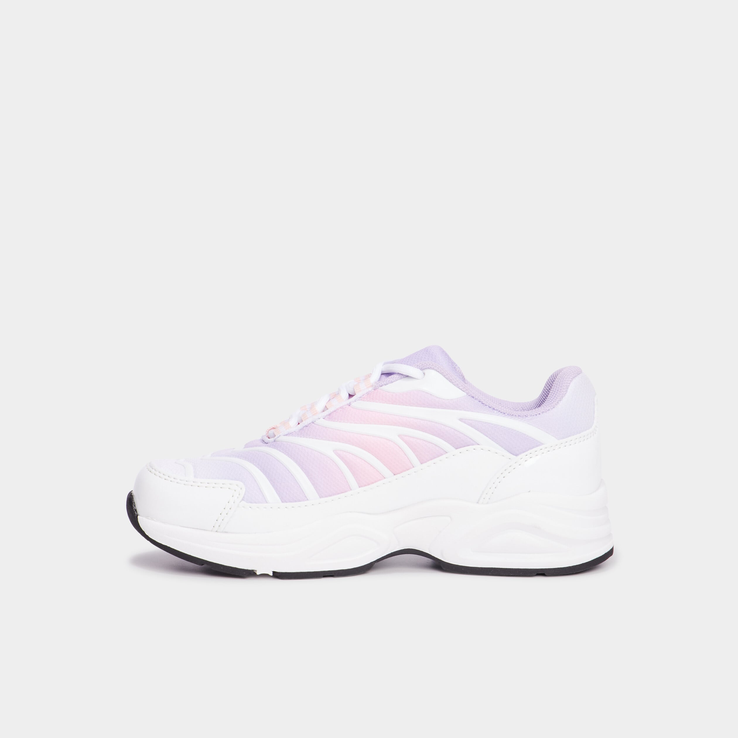 Baskets running semelles bulles rose fille