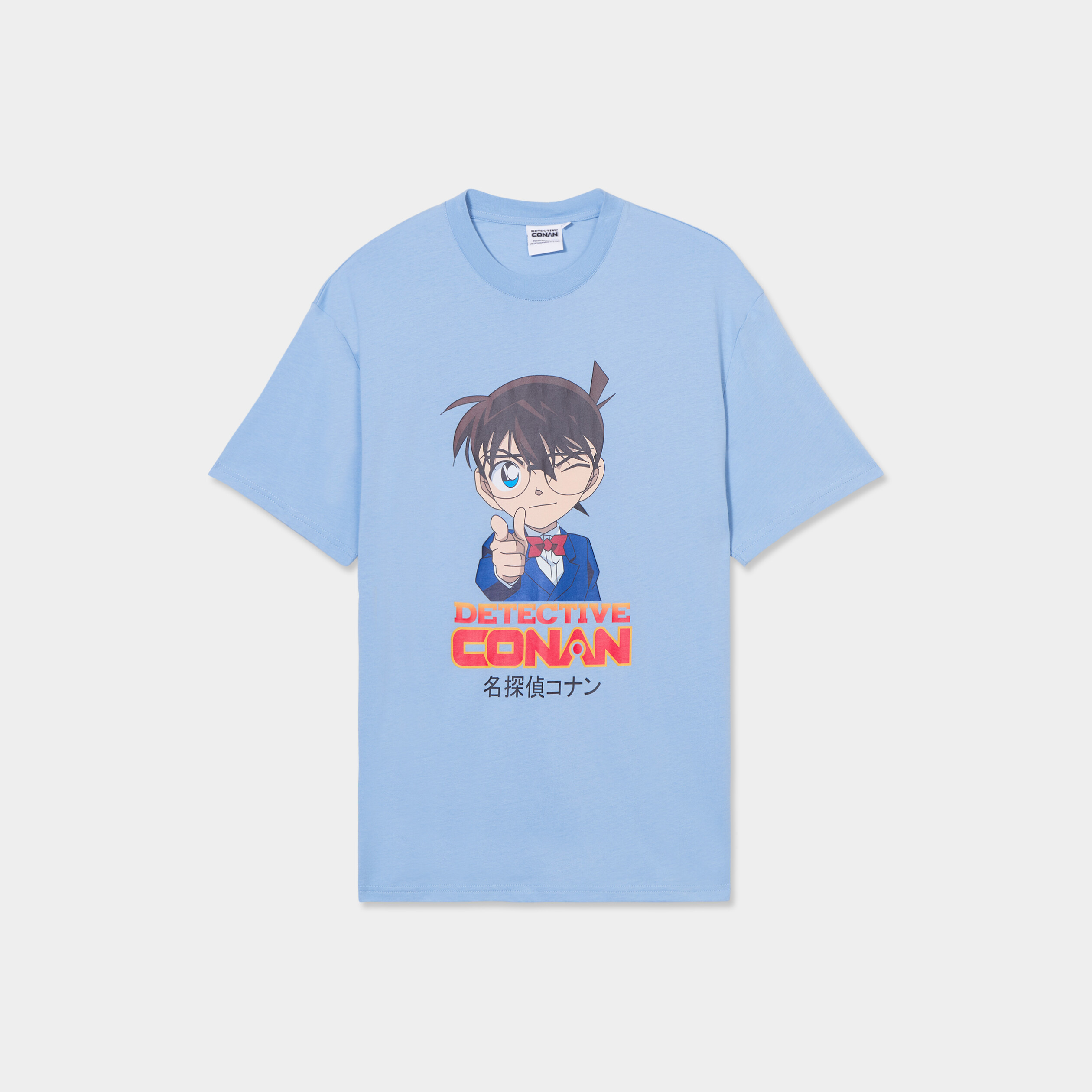 t shirt manches courtes detective conan bleu homme T-shirt manches courtes Détective Conan bleu homme