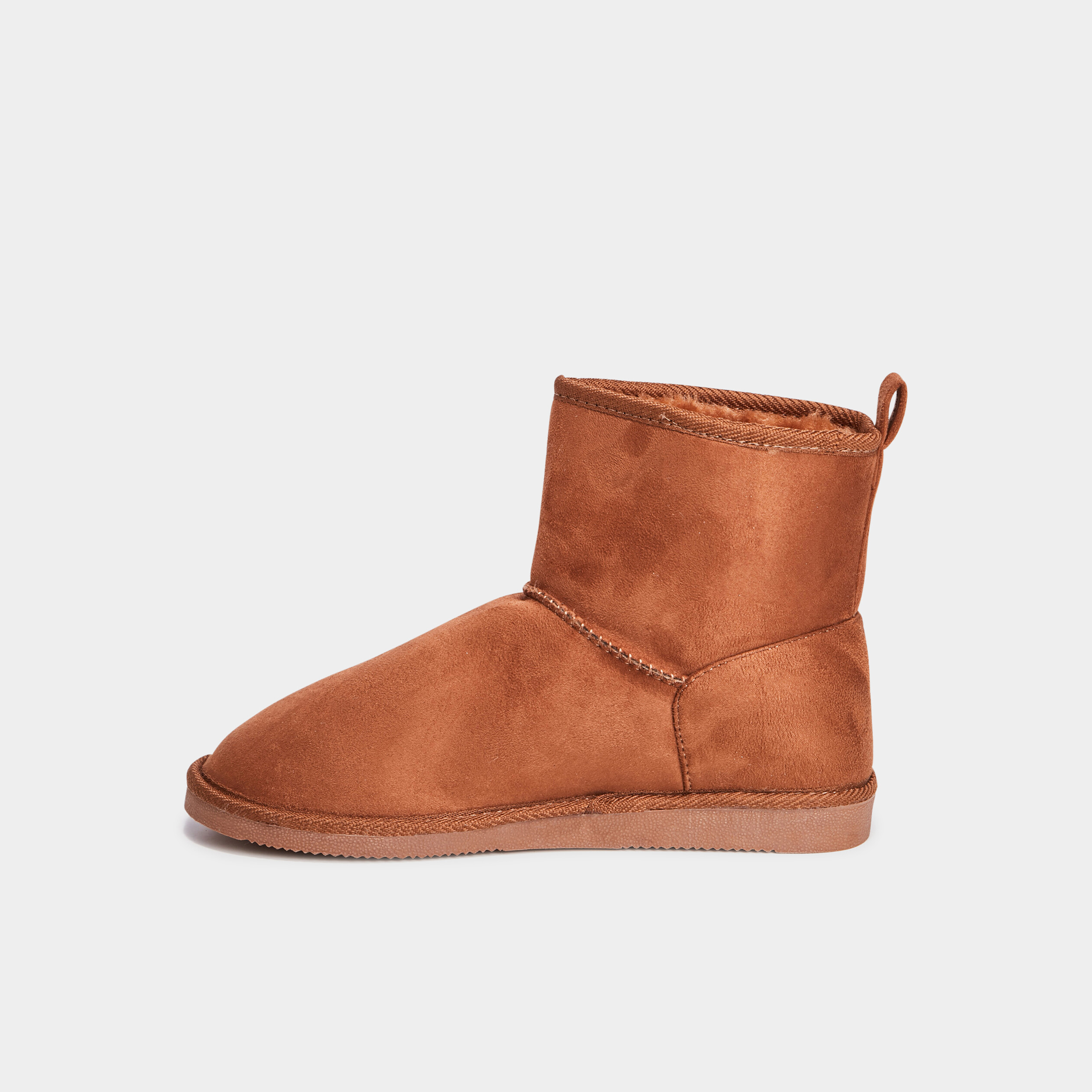 Bottines fourr es marron femme La Halle
