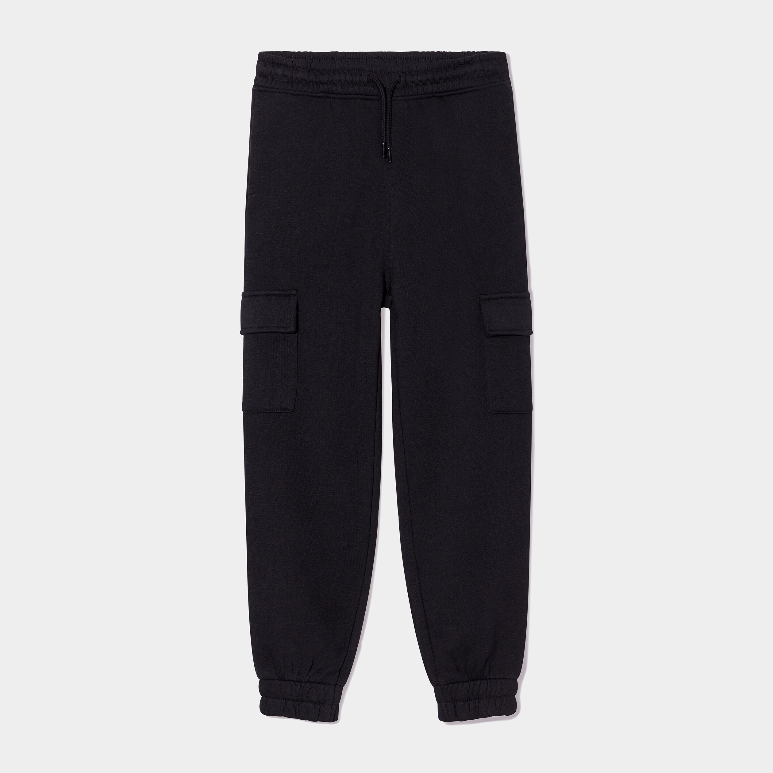 Pantalon de jogging cargo noir gar&ccedil;on