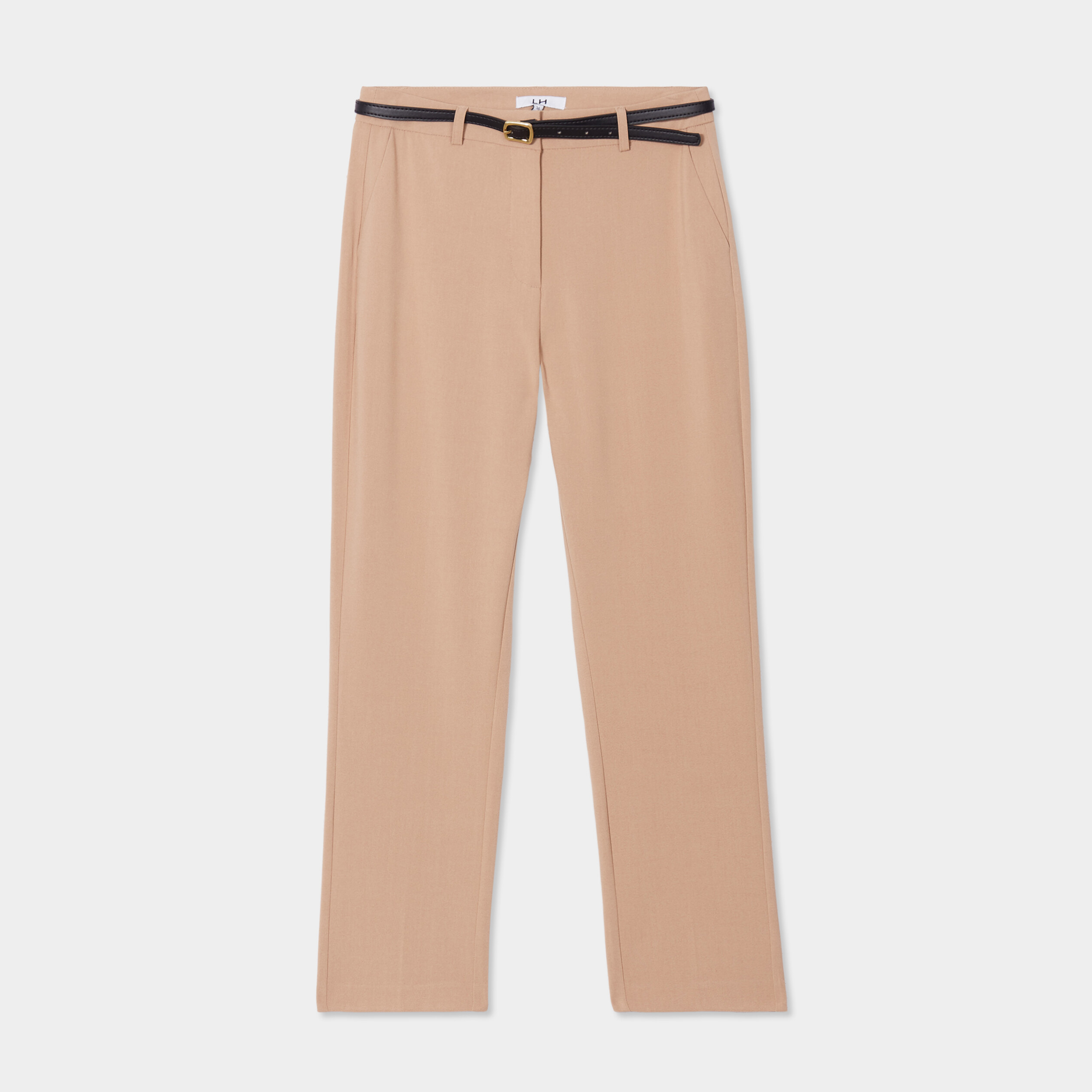 pantalon city stretch 78eme marron femme Pantalon city stretch 7/8ème marron femme
