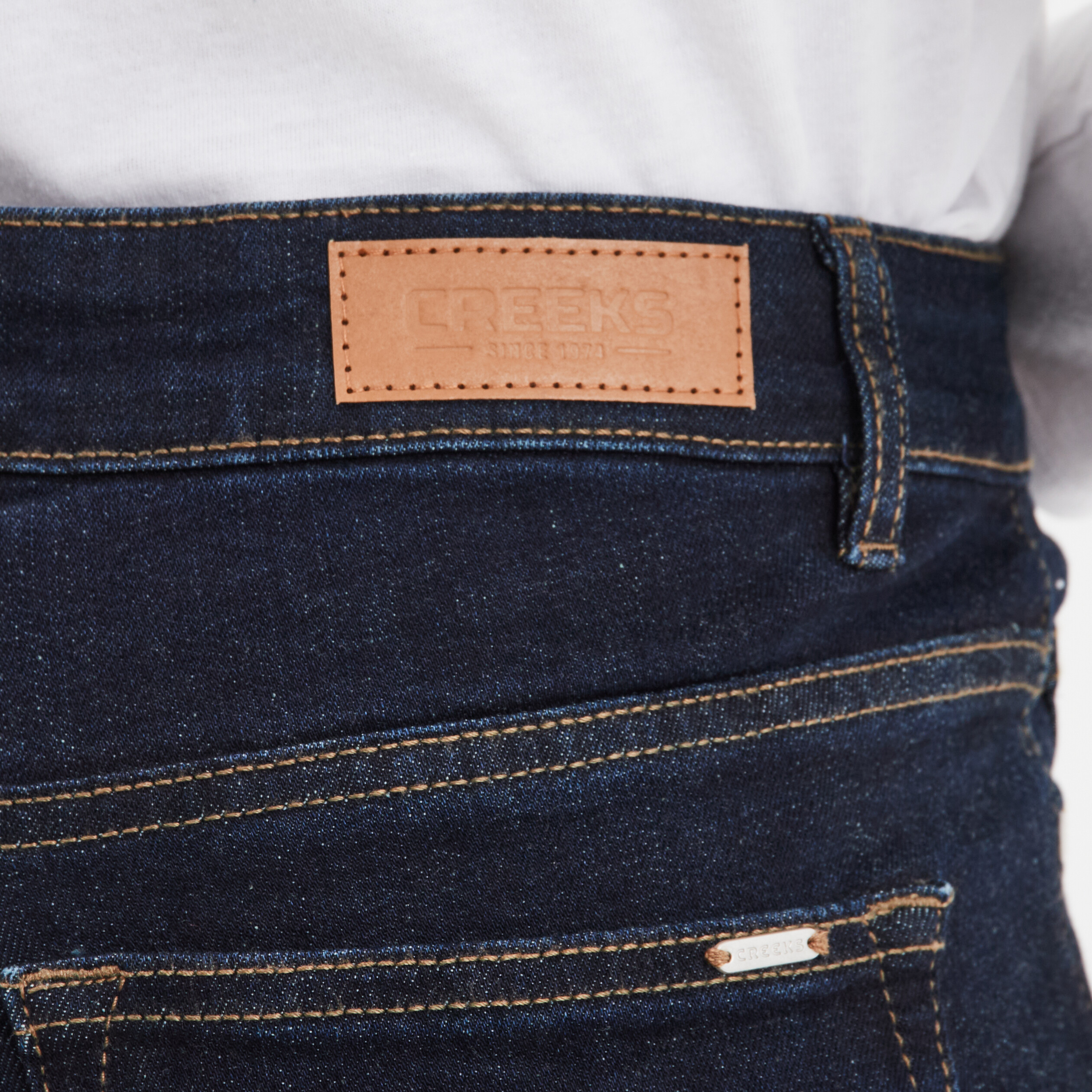 jeans flare 5 poches creeks denim brut femme Jeans flare 5 poches Creeks denim brut femme