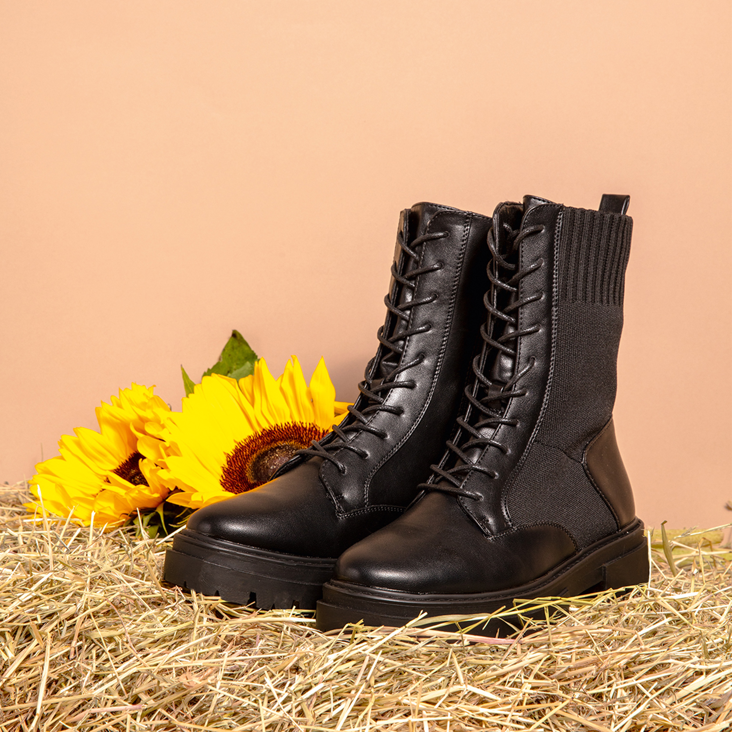 bottine chaussette femme