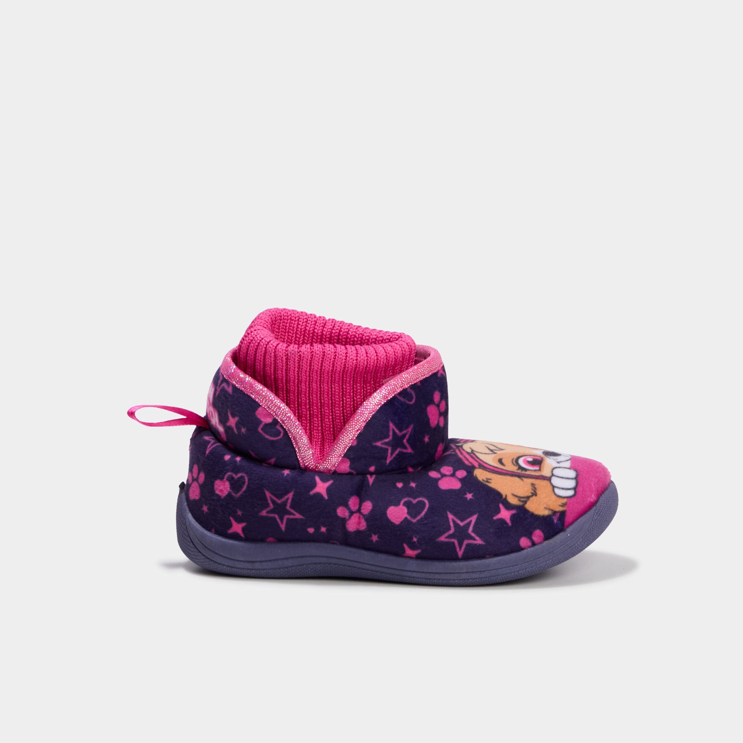 Chaussons chaussettes Pat Patrouille rose fille