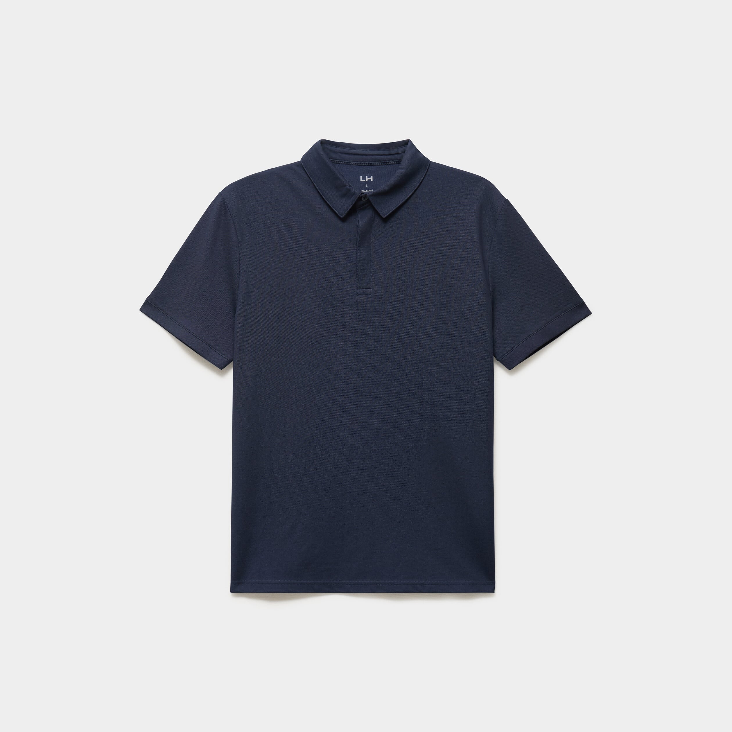 Polo manches courtes bleu p&eacute;trole homme