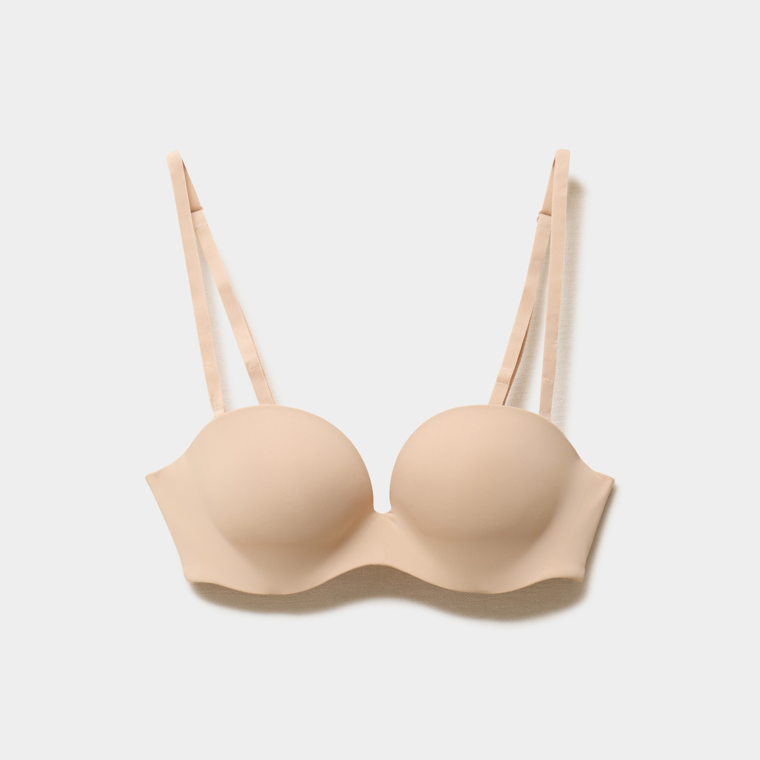 Soutien-gorge bandeau multiposition beige femme