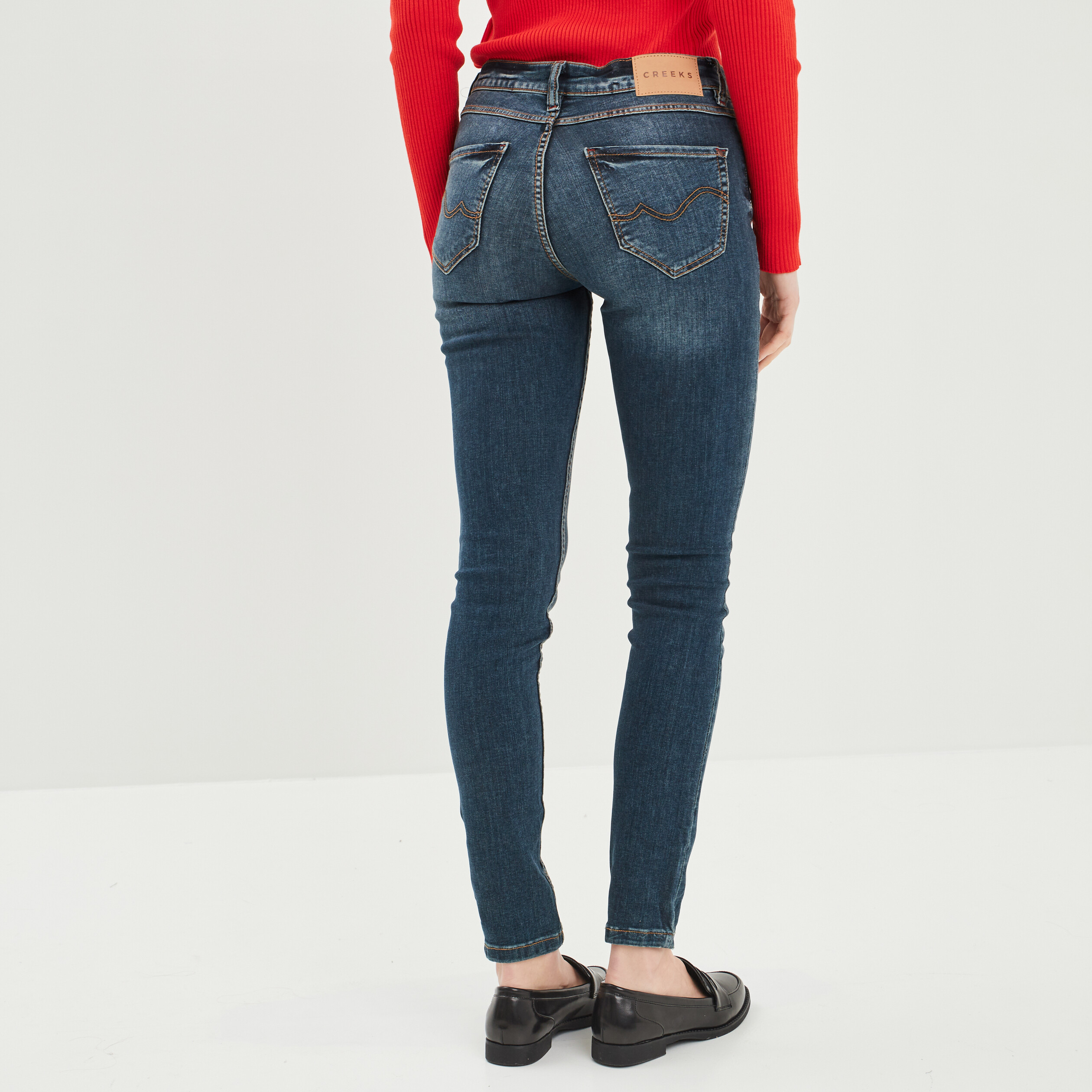 Jean Skinny Taille 44 Occasion - Très Bon état En Bleu