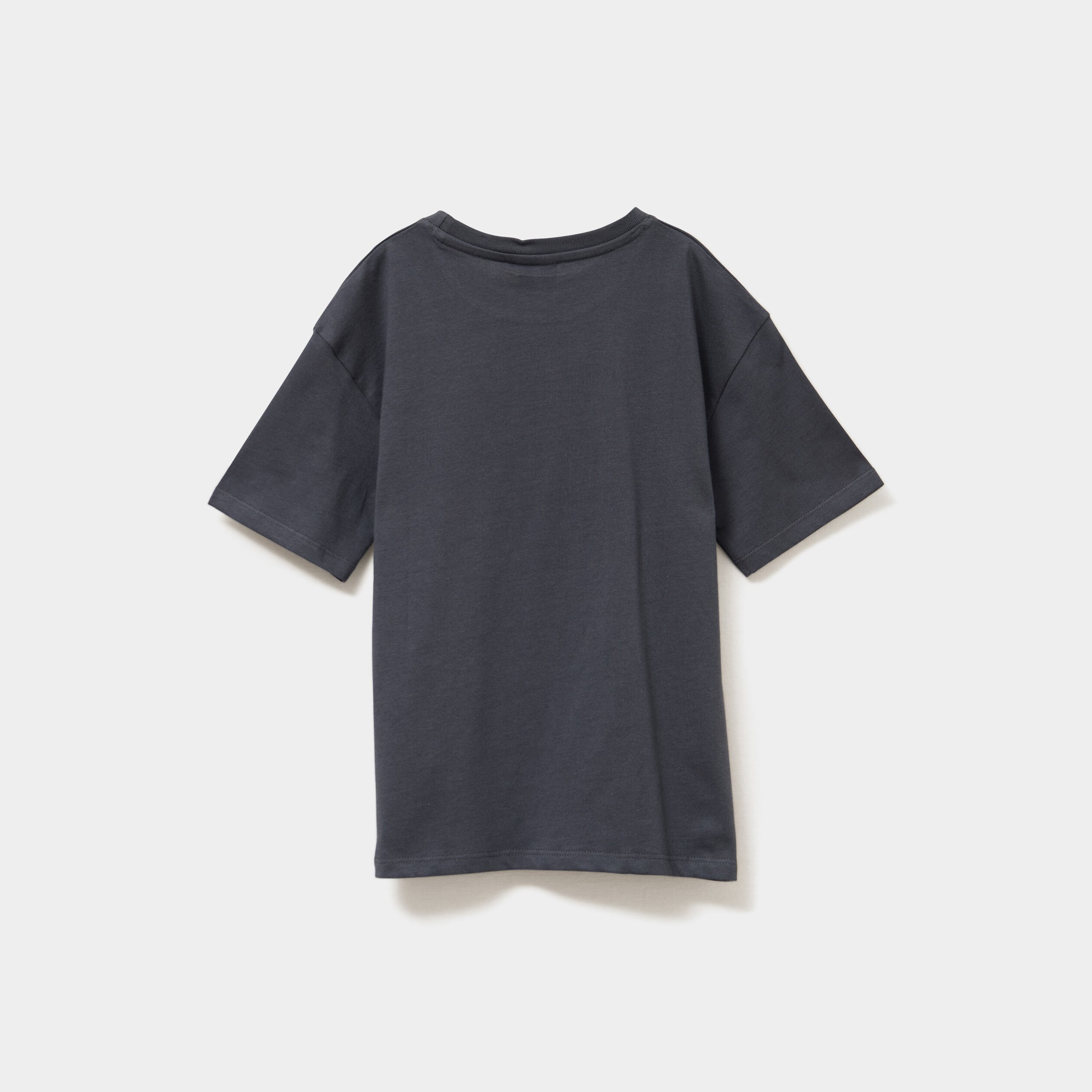 t shirt manches courtes coton among us gris fonce garcon T-shirt manches courtes coton Among Us gris foncé garçon
