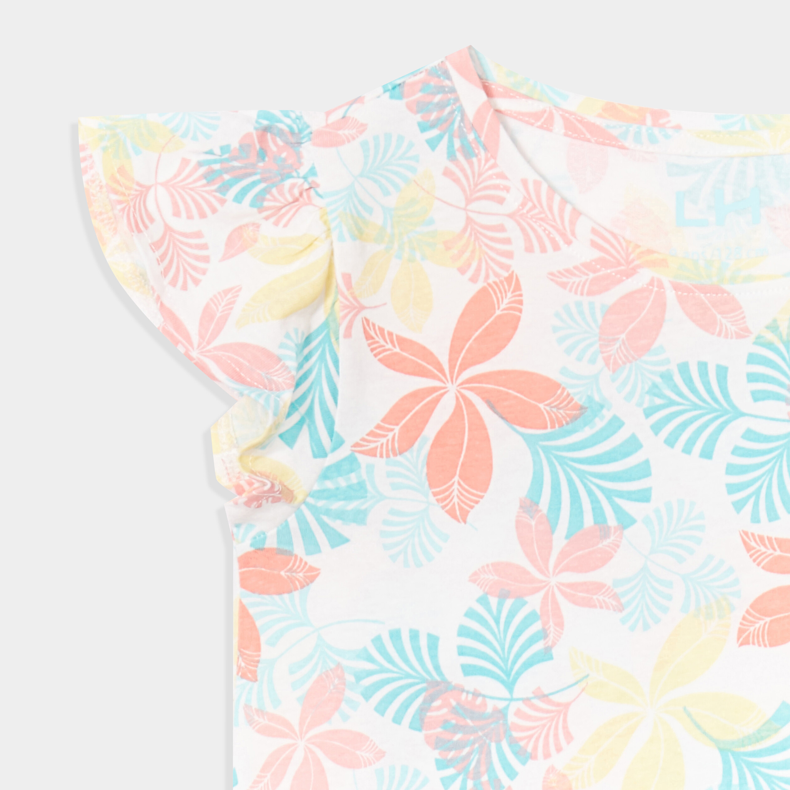robe courte evasee a volants ecru fille Robe courte évasée à volants ecru fille