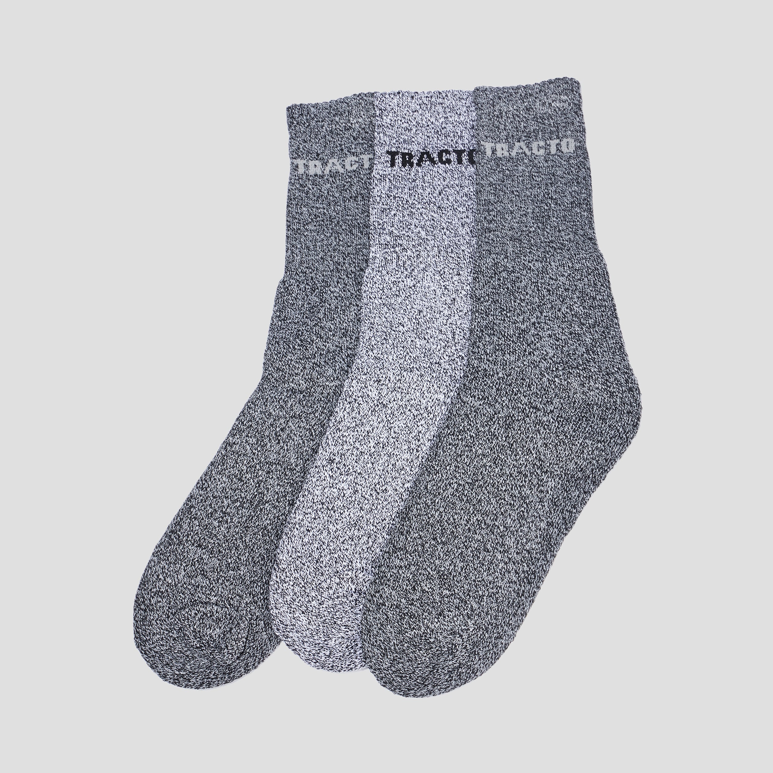 Lot 3 paires chaussettes gris homme