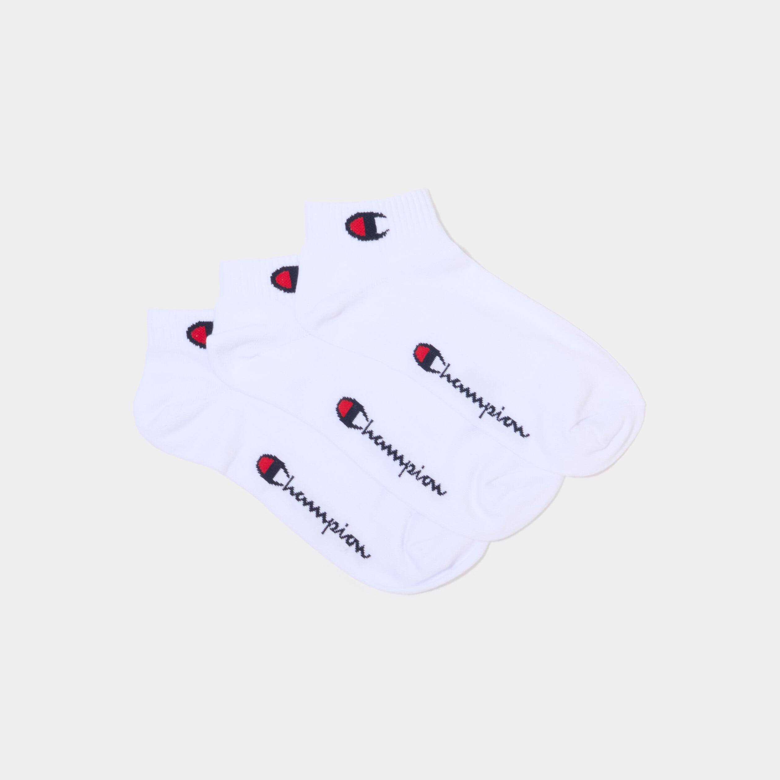 Lot 3 paires socquettes Champion blanc homme