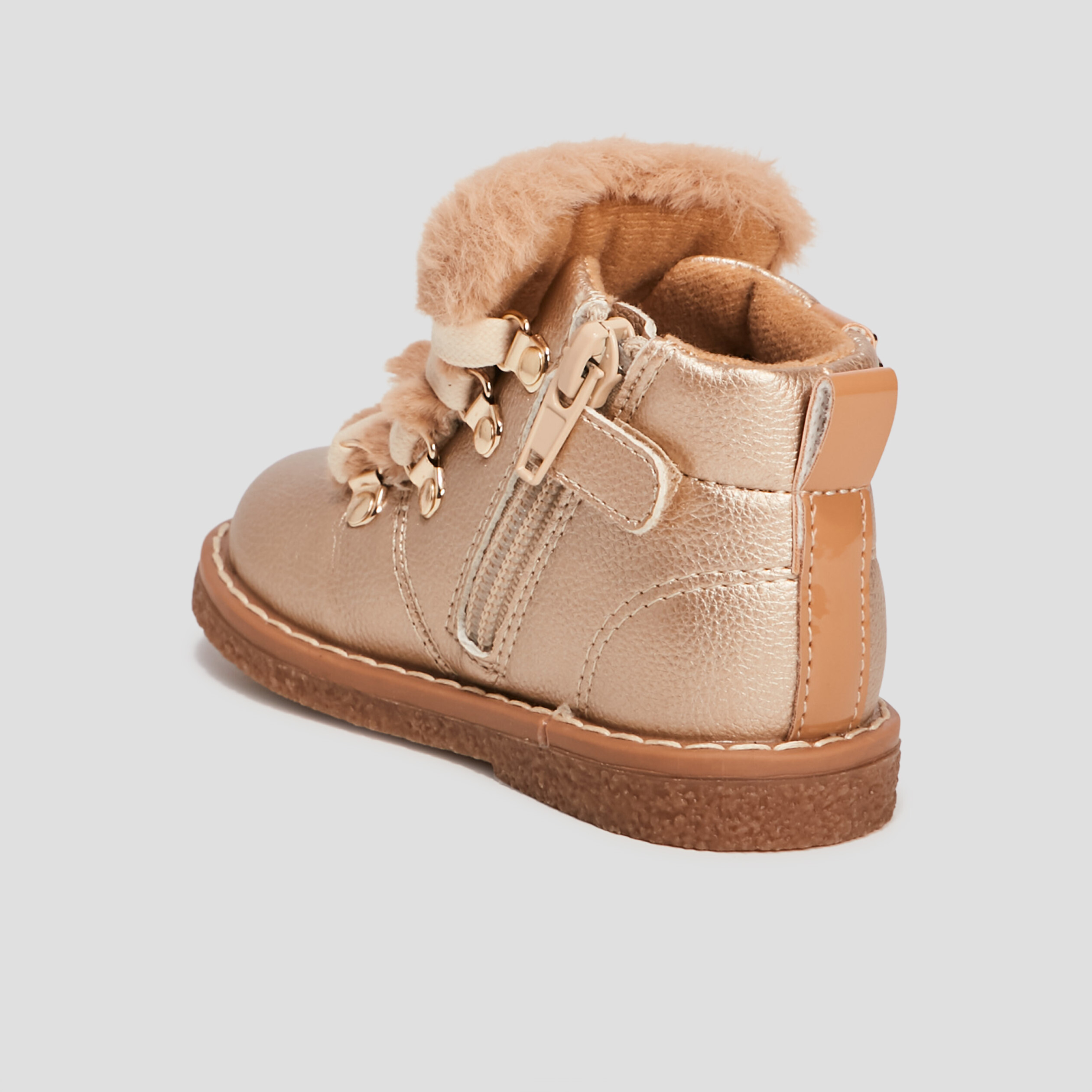 bottines lulucastagnette jaune or bebef Bottines LuluCastagnette jaune or bébé fille